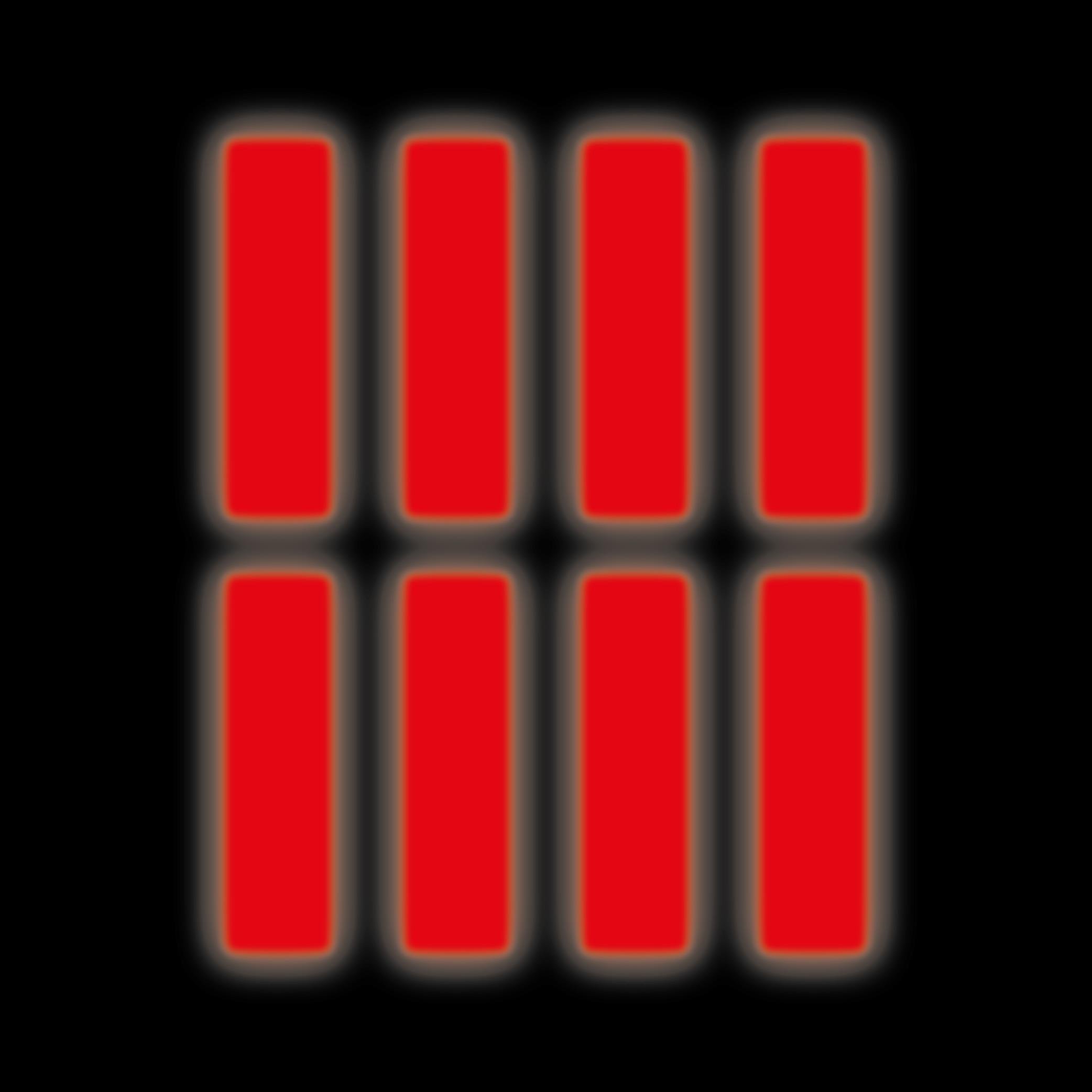 Reflective StickerKırmızı Reflective (Reflektif) Sticker Paketi 8'li Otomobil Motosiklet Reflektif Parlayan Sticker Etiket Modeli