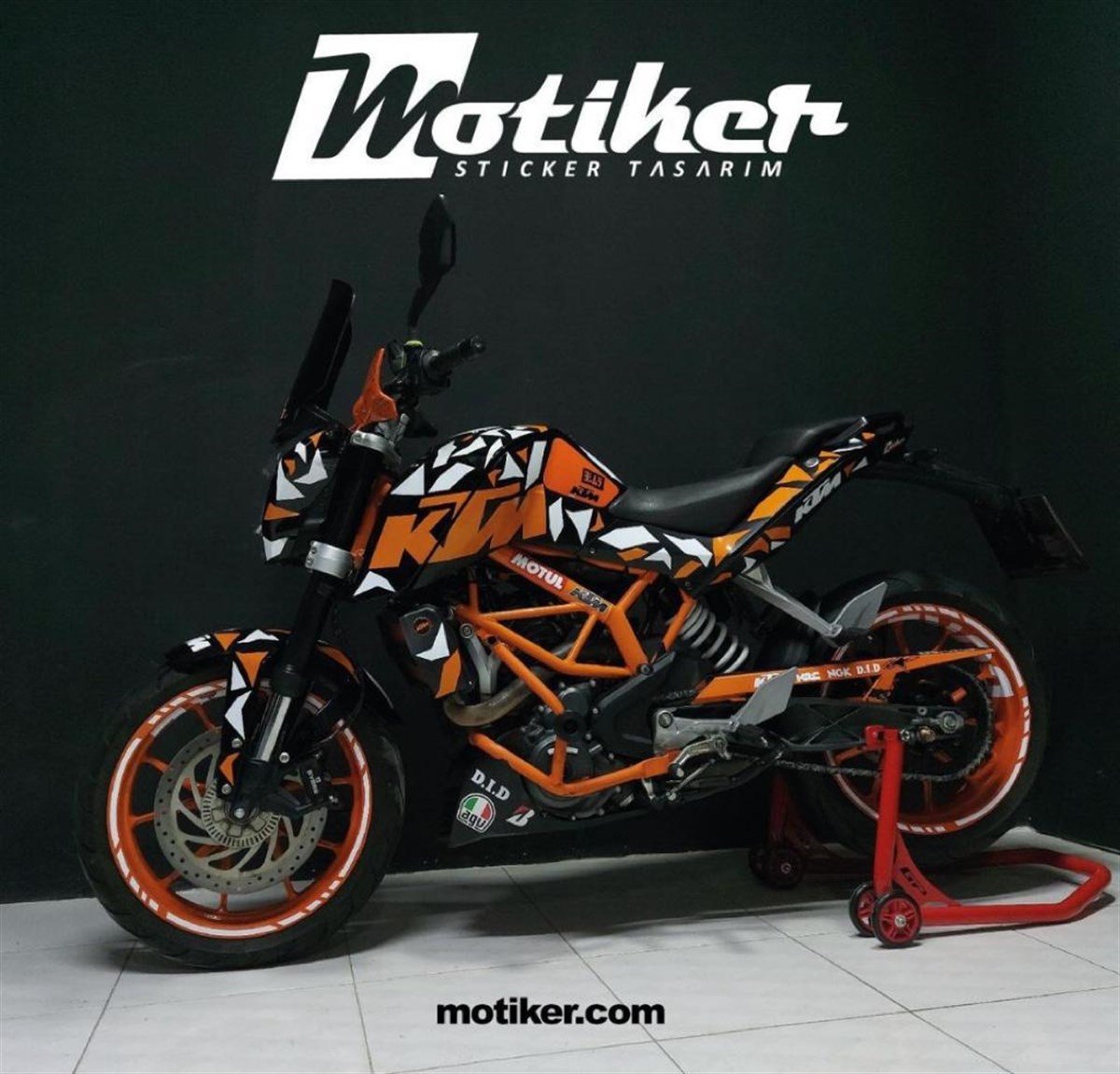 KTM DUKE Full Takım Sticker