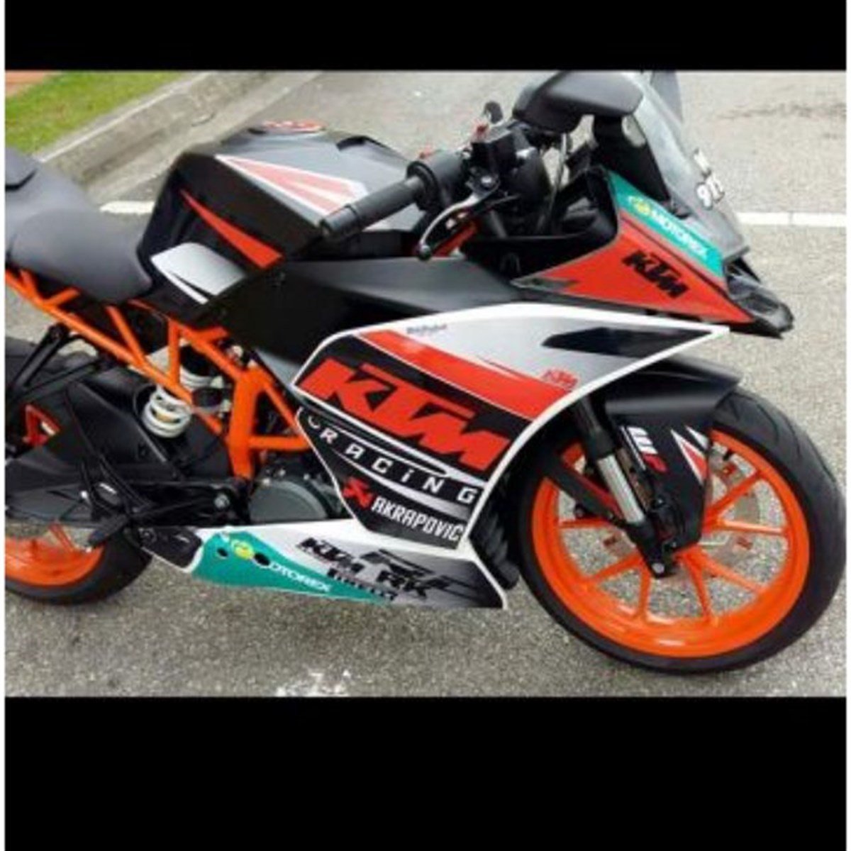 KTM RC200-RC390  Akrapoviç Tasarım Racing Modeli 