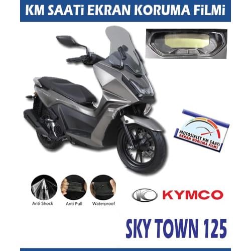 Ekran KorumasıKYMCO SKY TOWN 125 / Motosiklet Ekran Km Koruyucu