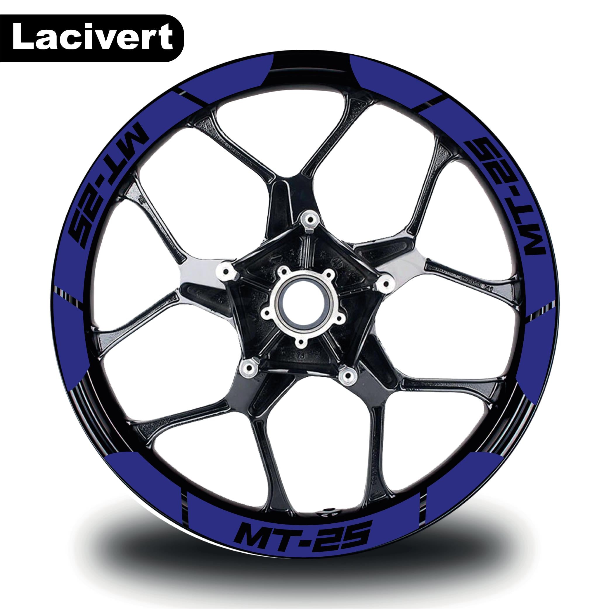 MT-25Lacivert Yamaha MT-25 Geniş Jant Sticker Etiket Modeli