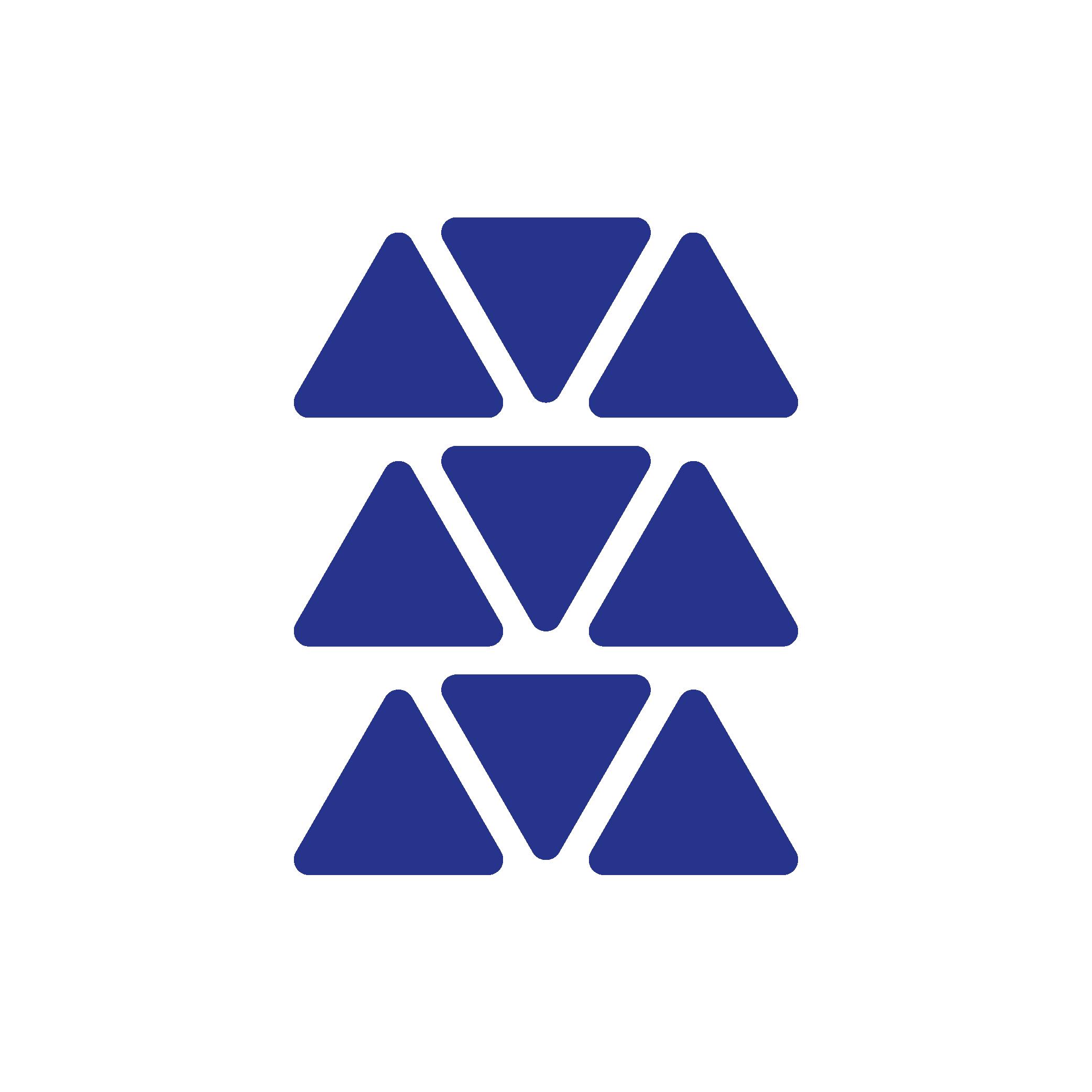 Reflective StickerMavi Reflective (Reflektif) 9'lu Üçgen Sticker Paketi Otomobil Motosiklet Reflektif Parlayan Sticker Etiket Modeli