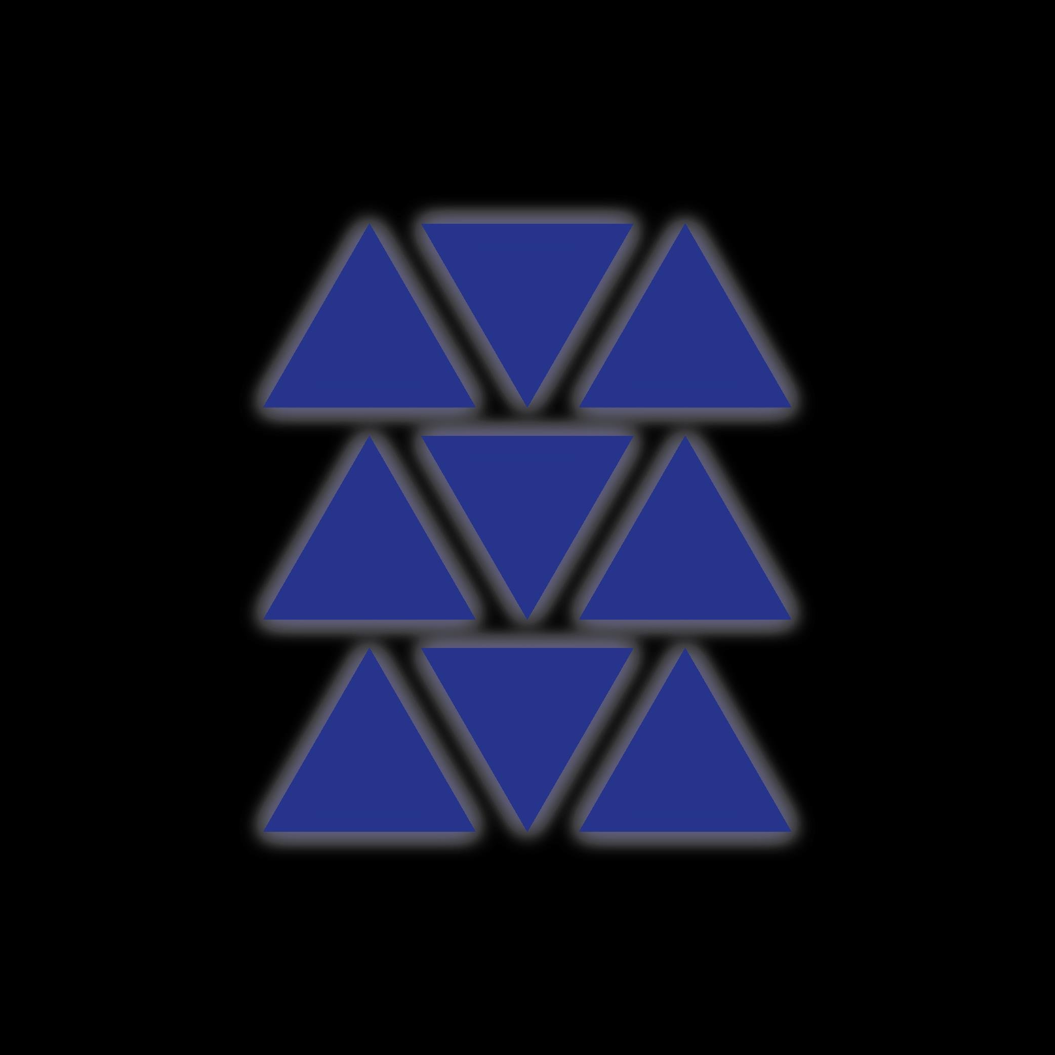 Reflective StickerMavi Reflective (Reflektif) Üçgen Sticker Paketi 9'lu Otomobil Motosiklet Reflektif Parlayan Sticker Etiket Modeli