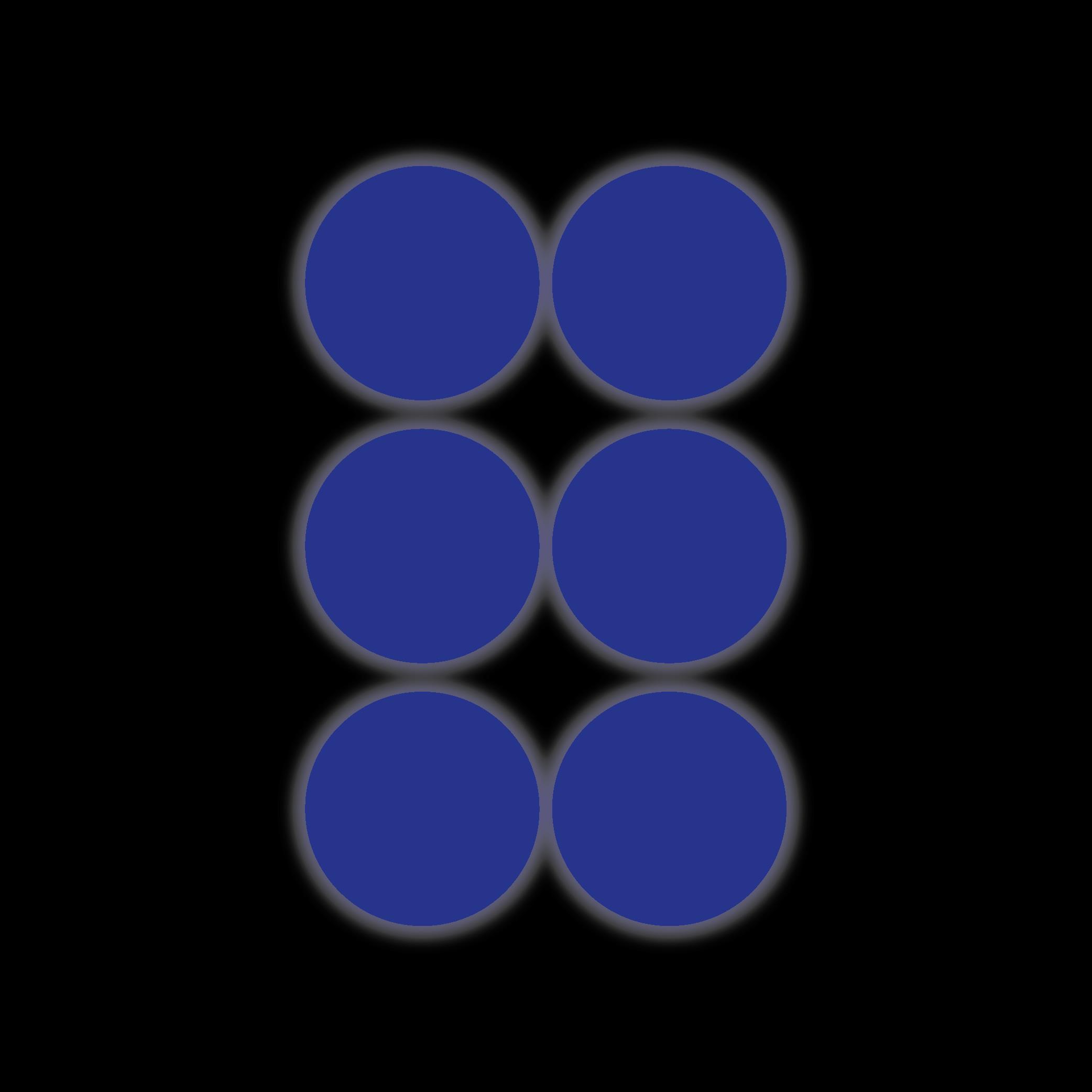 Reflective StickerMavi Reflective (Reflektif) Yuvarlak Sticker Paketi 8'li Otomobil Motosiklet Reflektif Parlayan Sticker Etiket Modeli