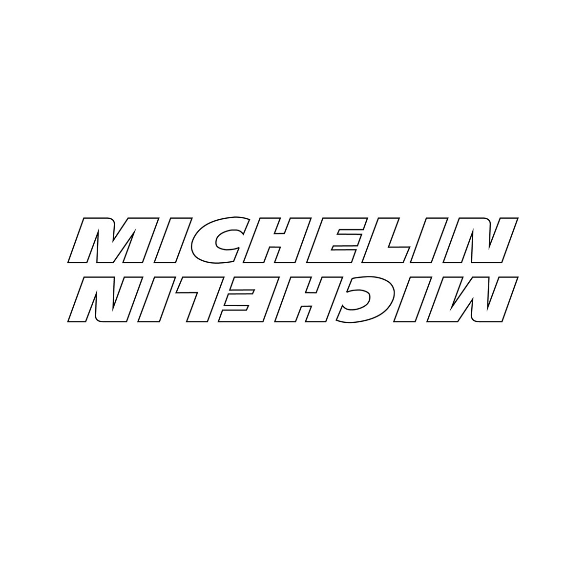 Michelin Mini Sticker Etiket Modeli