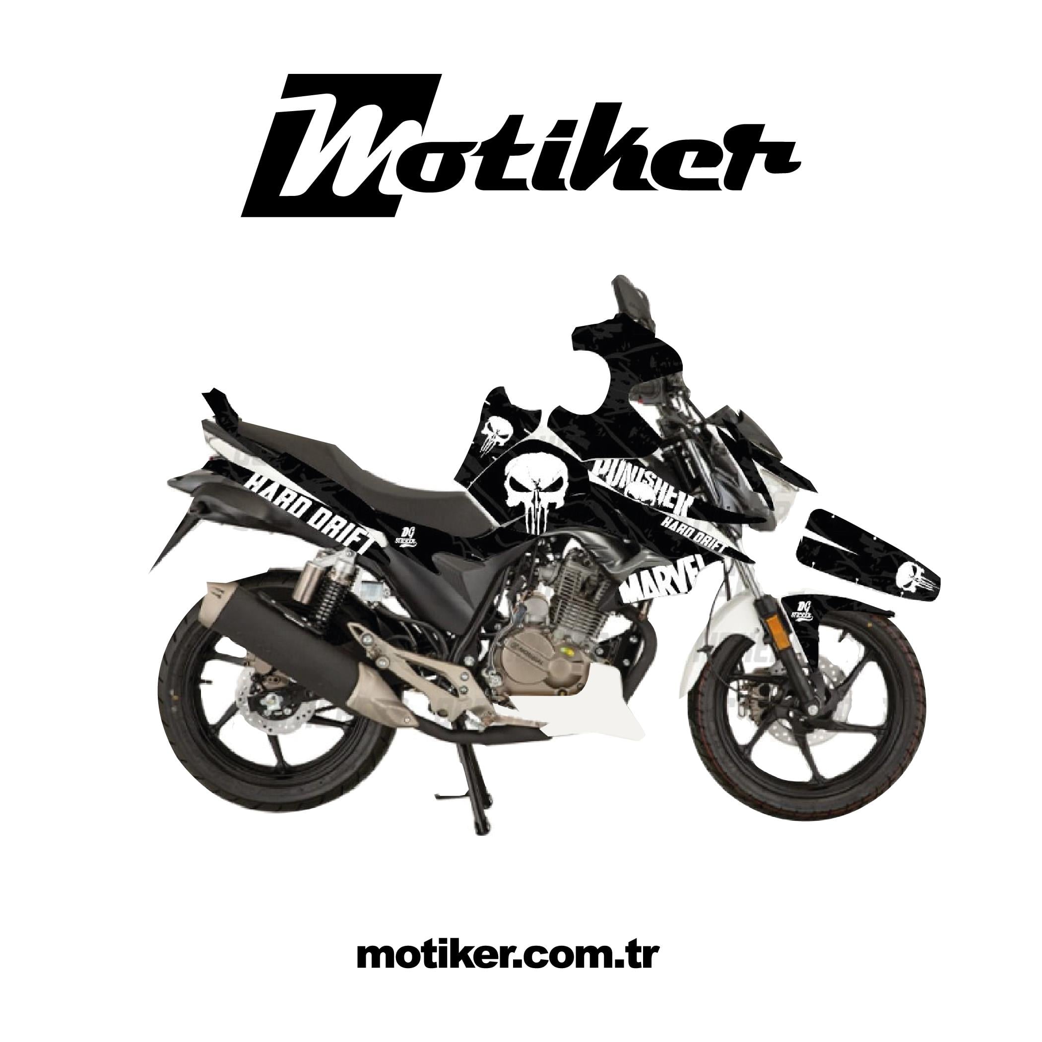 Mondial Drift Black Punisher Parçalı Kaplama Modeli 