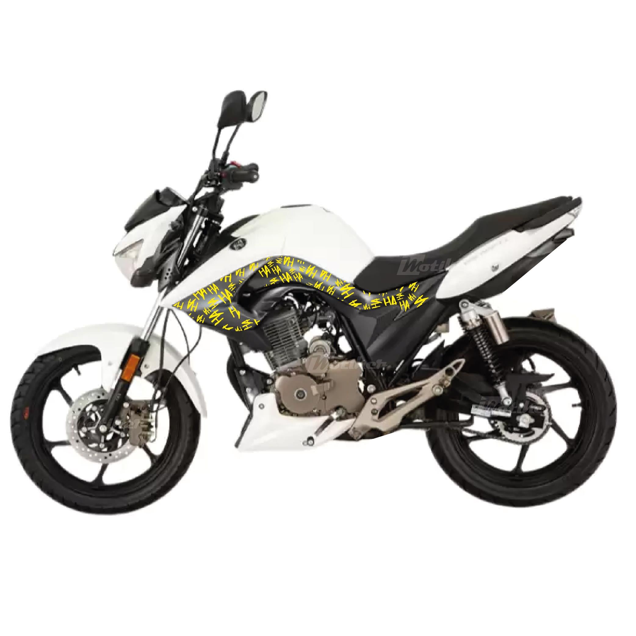 MondialMondial Drift L Orta Şase Haha Joker Sticker Etiket Modeli Açık Sarı (100 Parça Haha) 
