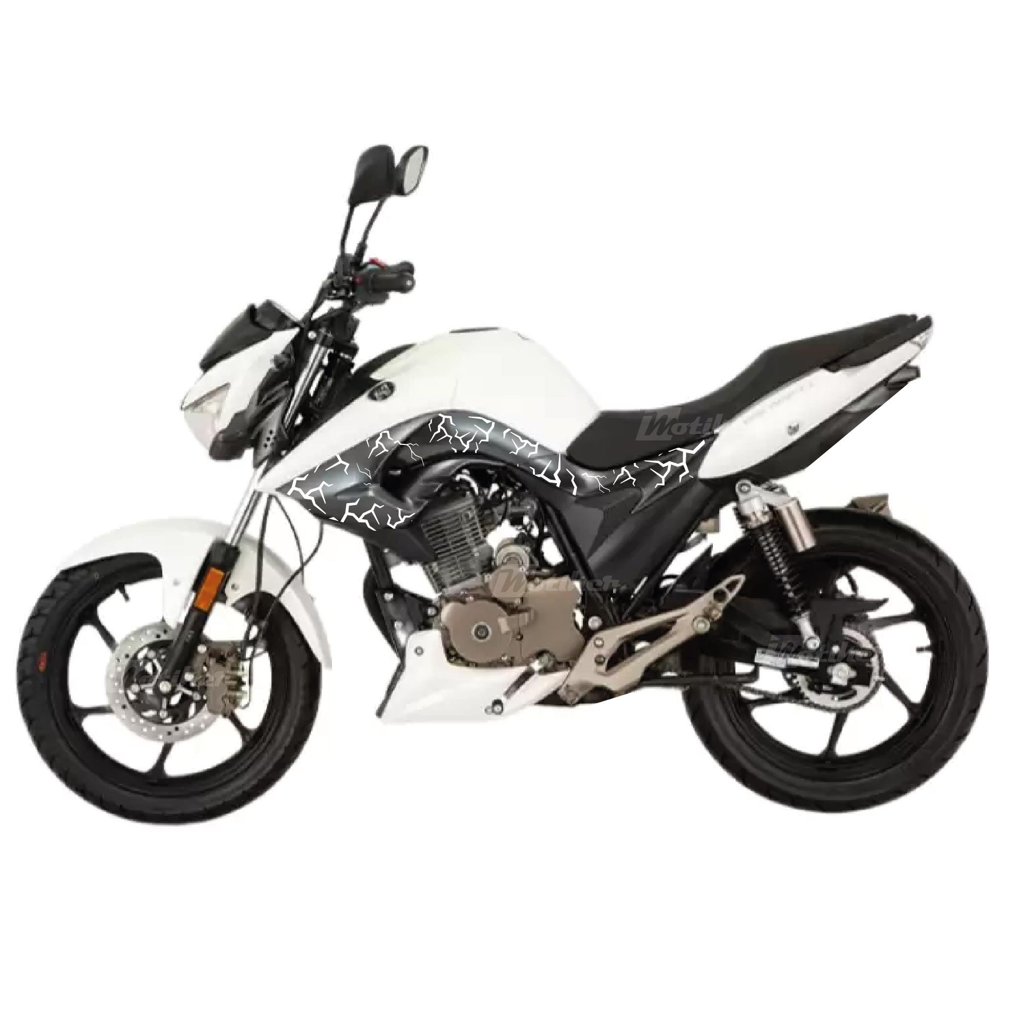 MondialMondial Drift L Orta Şase Şimşek Sticker Etiket Modeli Beyaz (24 Parça Şimşek) 