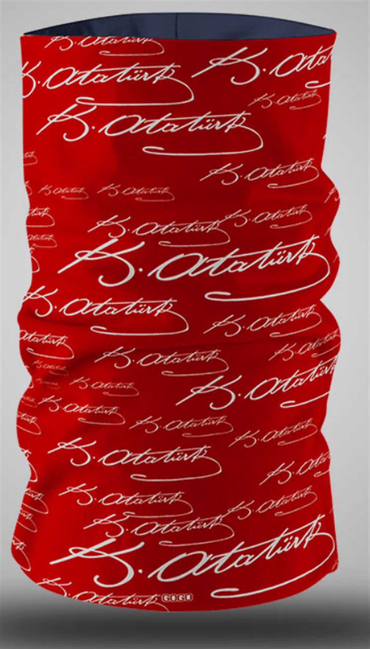 Mustafa Kemal Atatürk İmzalı Kırmızı Buff Modeli