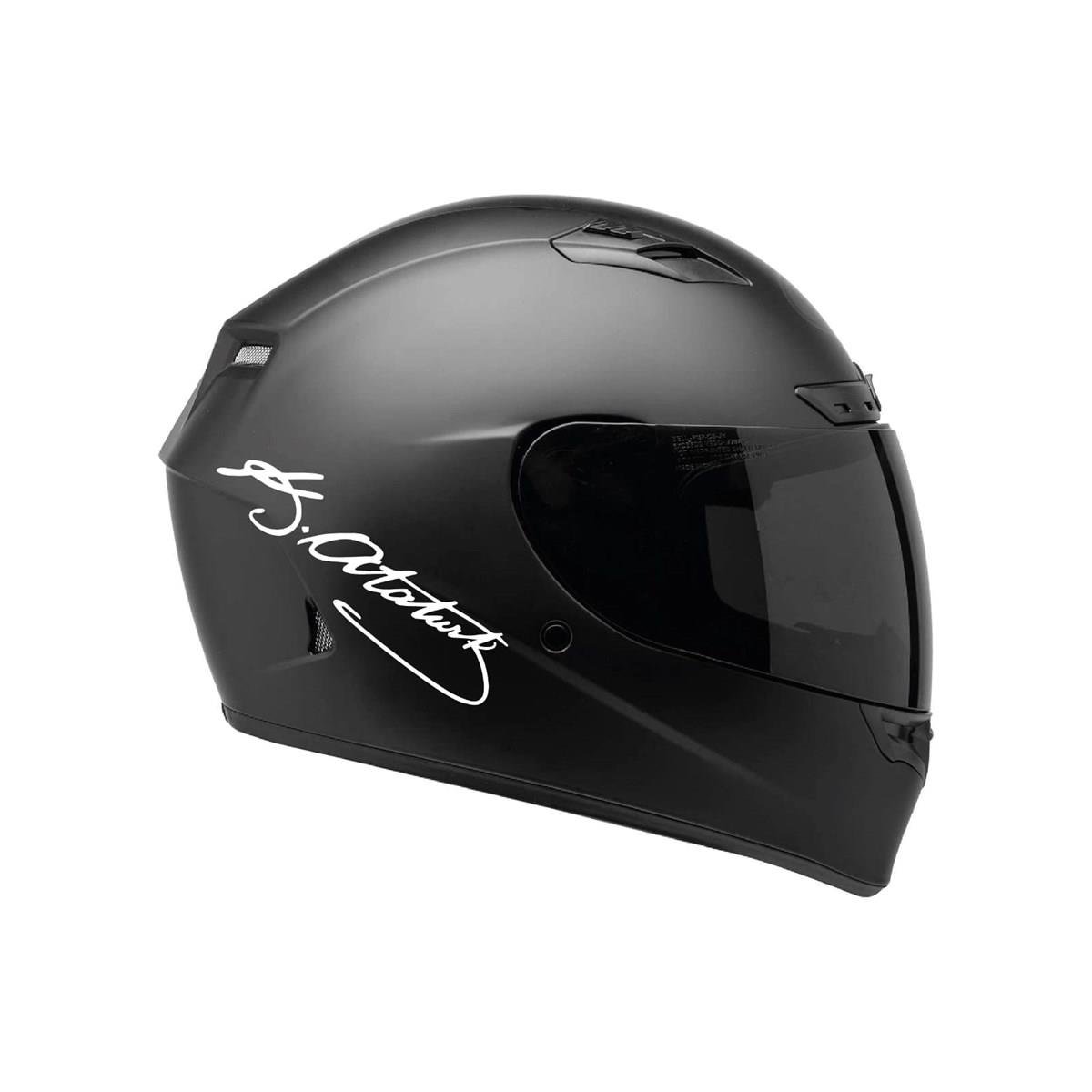 Mustafa Kemal Atatürk İmzalı Mini Sticker Etiket Modeli