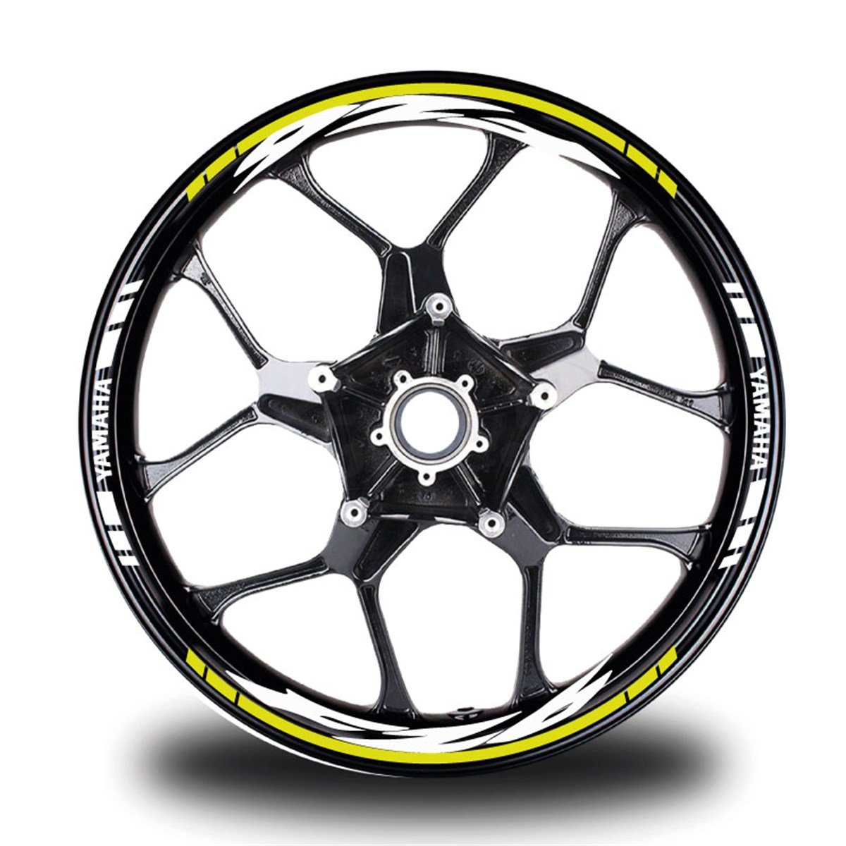 Neon Sarı FZ6 Takım Jant Sticker Etiket 