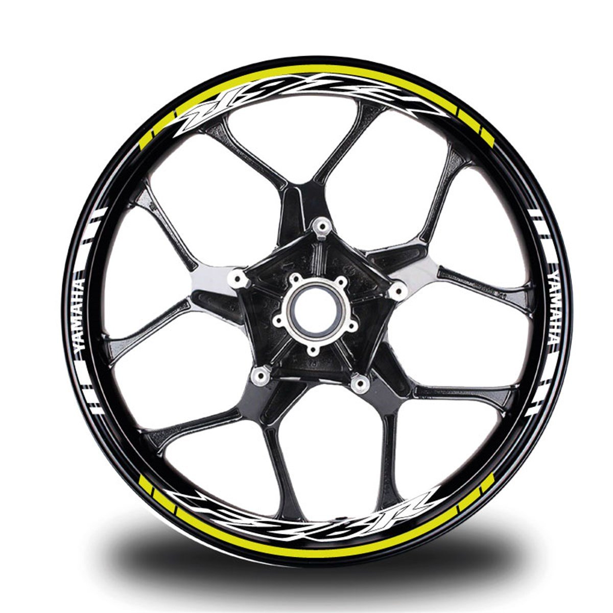 Neon Sarı FZ6R Takım Jant Sticker Etiket 