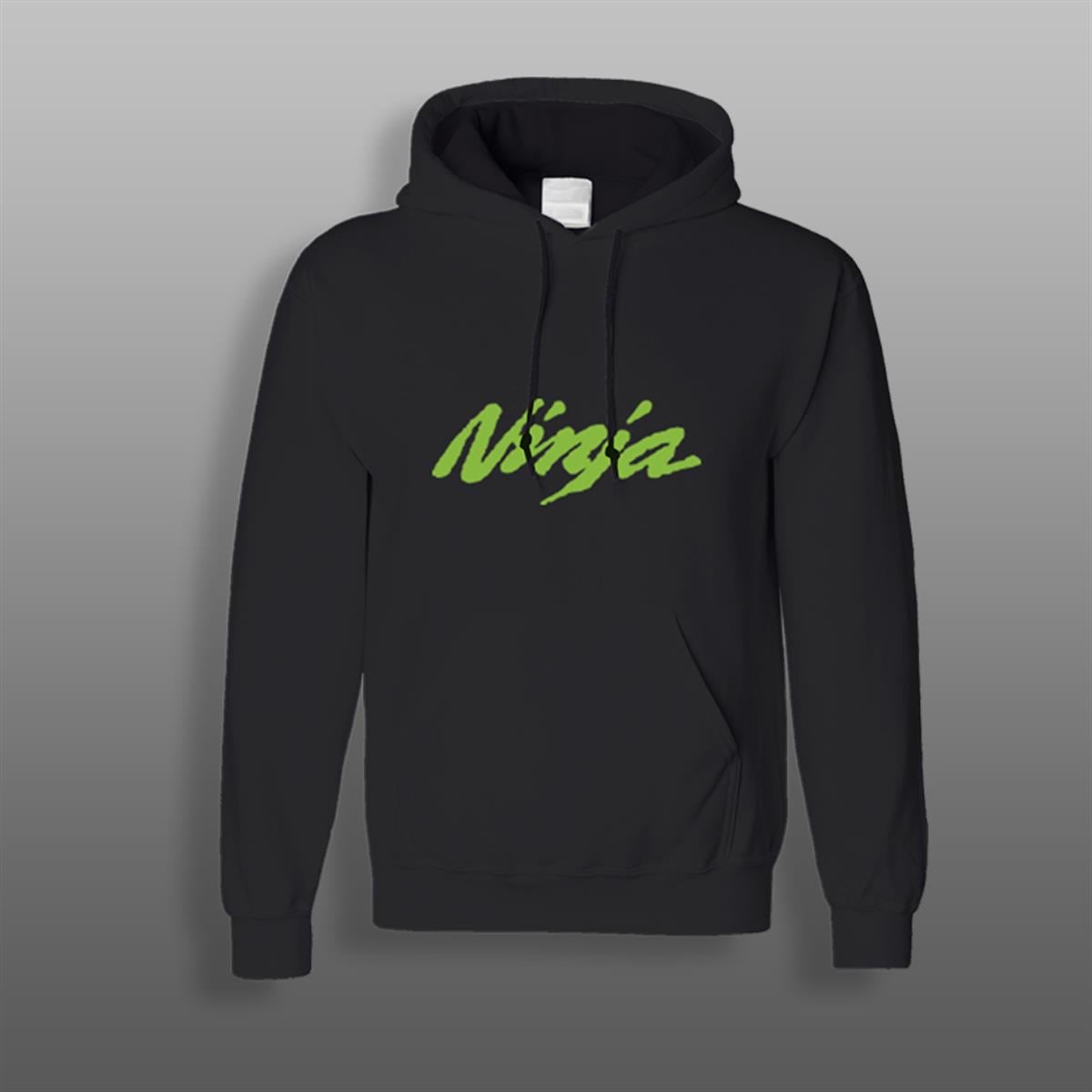 Ninja Yazılı Siyah Sweatshirt Modeli