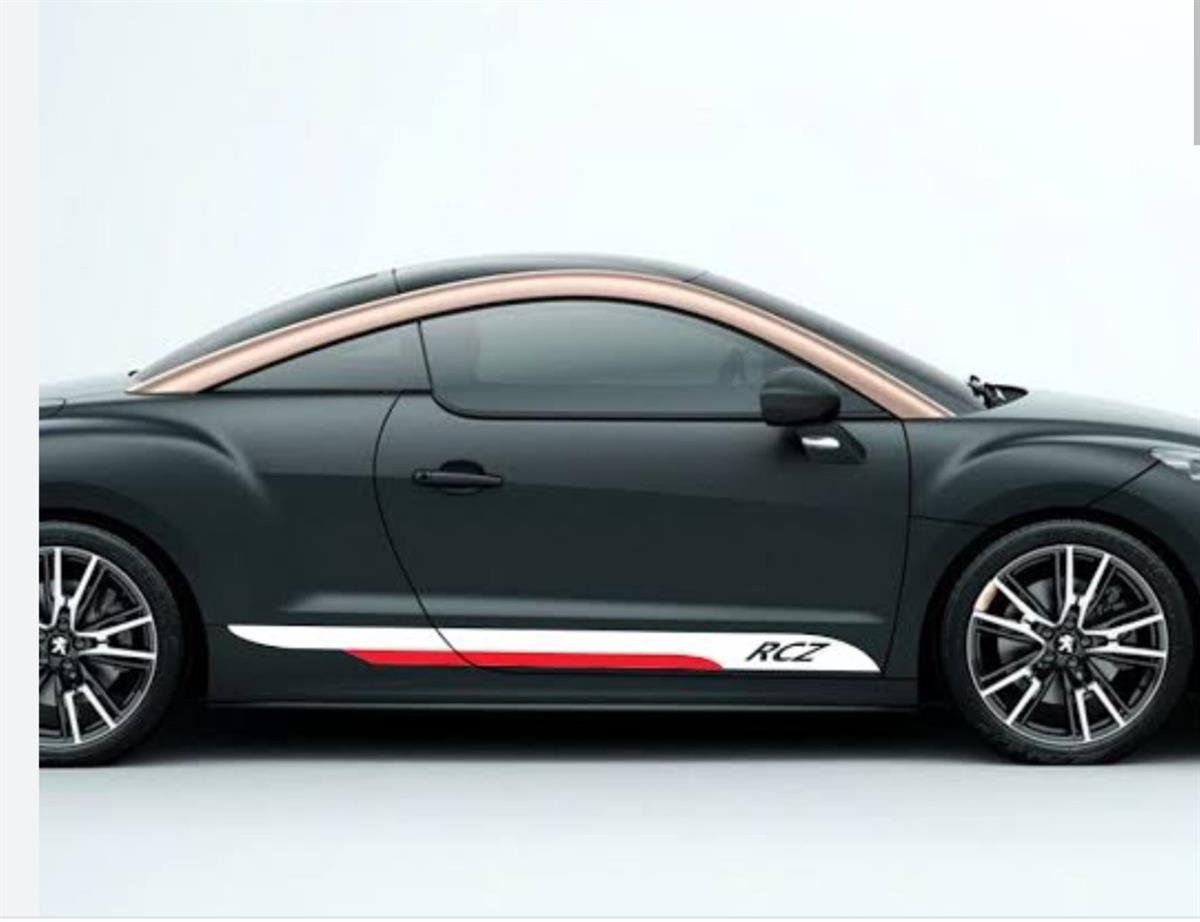 Peugeot Rcz Yazılı Sticker Etiket Model
