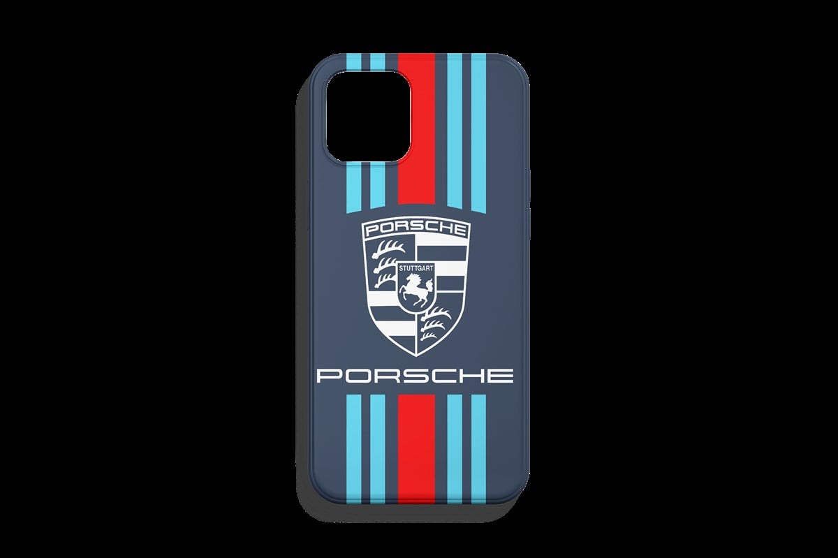 Porsche Logo Karikatür Taslak Tasarımı Telefon Kılıfı 1. Kalite Baskı