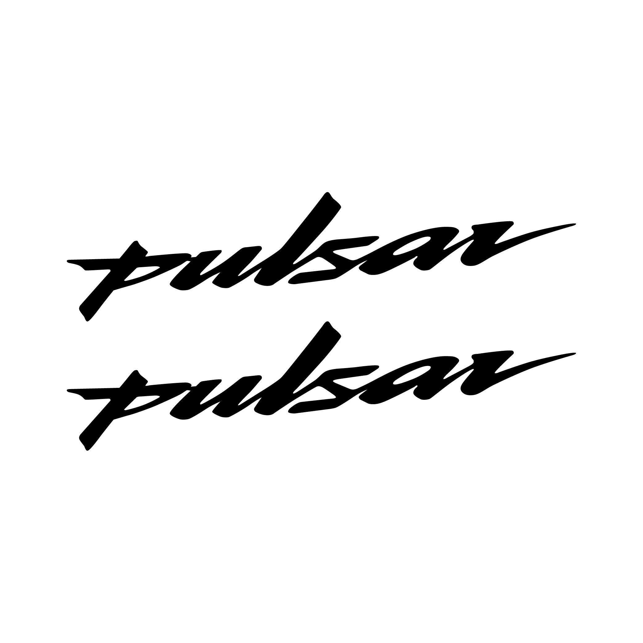 Pulsar Yazılı Sticker Etiket Modeli