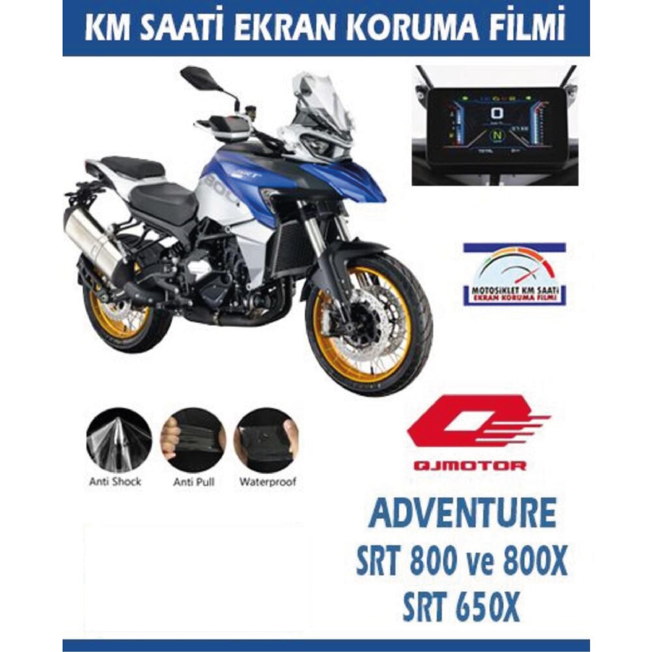 Ekran KorumasıQJ Motor Adventure SRT 800/800X Ve SRT650X  Serisi Motosiklet Ekran Km Koruyucu