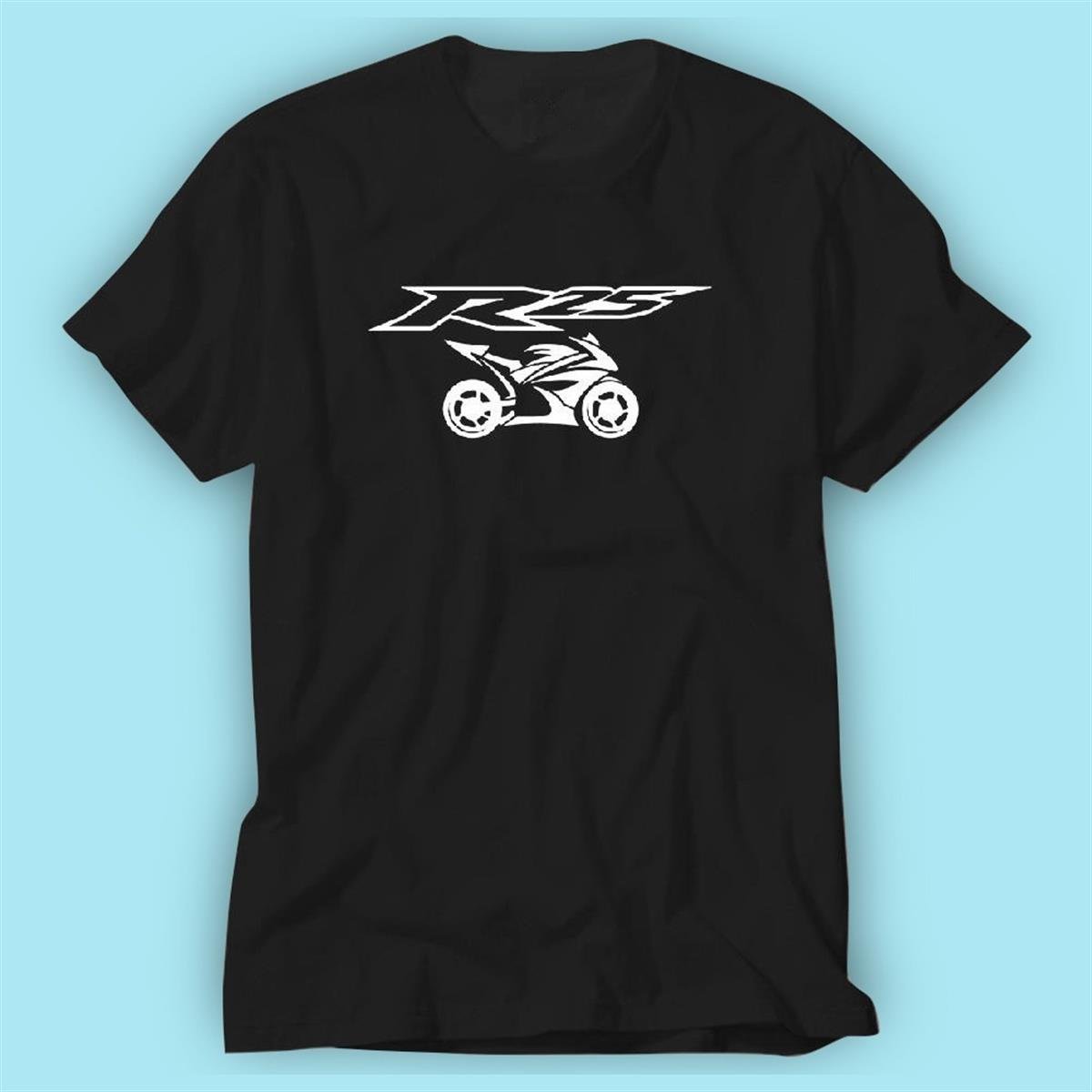 R25 Siyah Baskılı Logo Tshirt Modeli