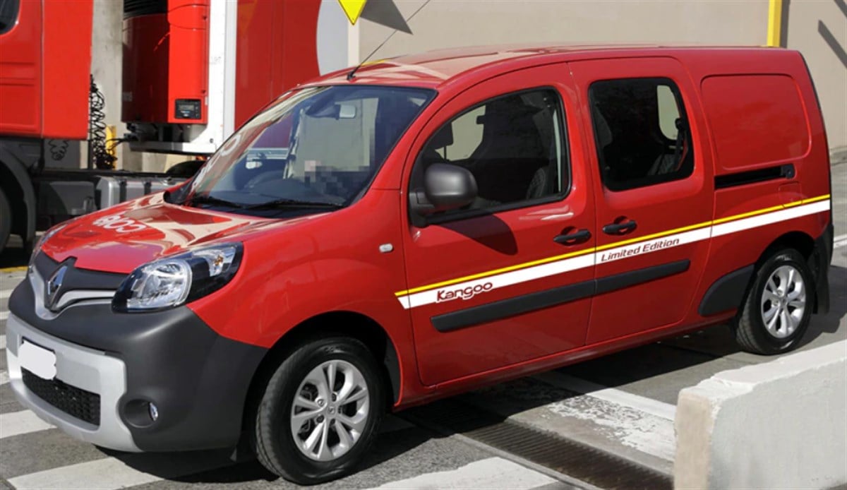Renault Kangoo Yan Kapı Şerit Sticker Etiket Modeli