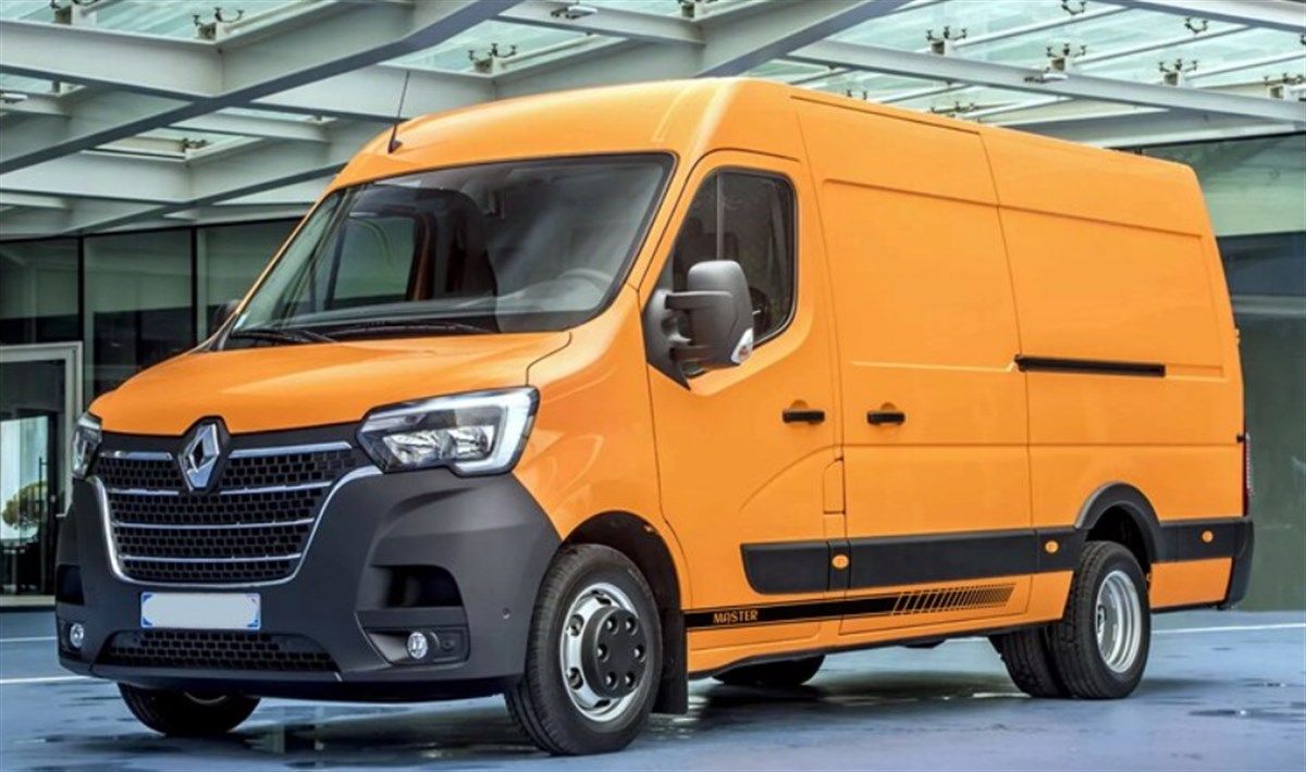 Renault Master Yan Kapı Şerit Sticker Etiket Modeli