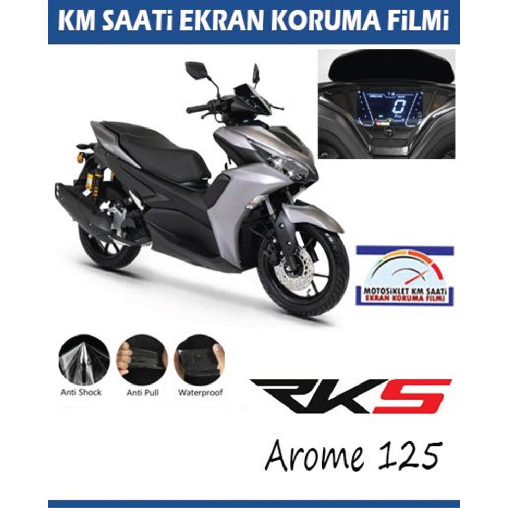 Ekran KorumasıRKS Arome 125 Motosiklet Ekran Km Koruyucu