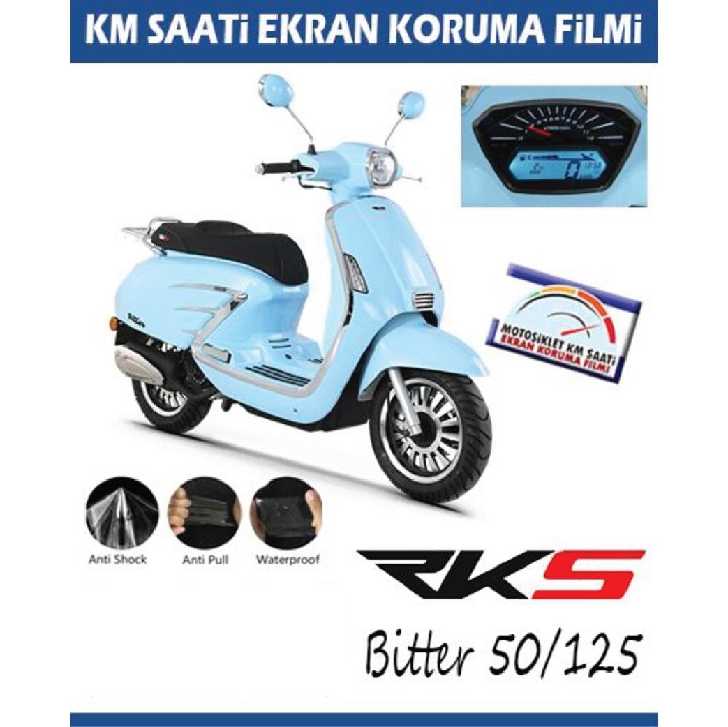 Ekran KorumasıRKS Bitter 50/125 Motosiklet Ekran Km Koruyucu