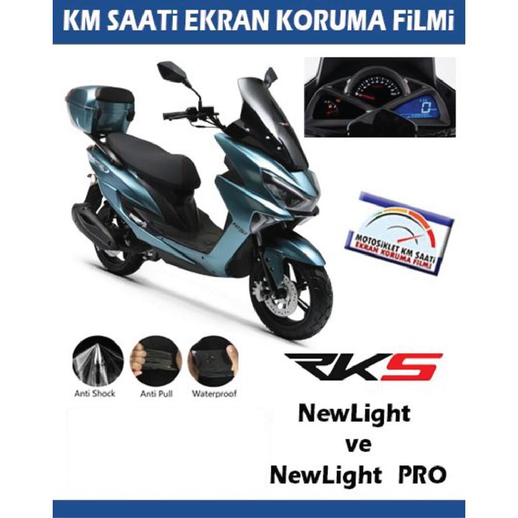 Ekran KorumasıRKS Newlight 125/Newlight Pro 125 Motosiklet Ekran Km Koruyucu