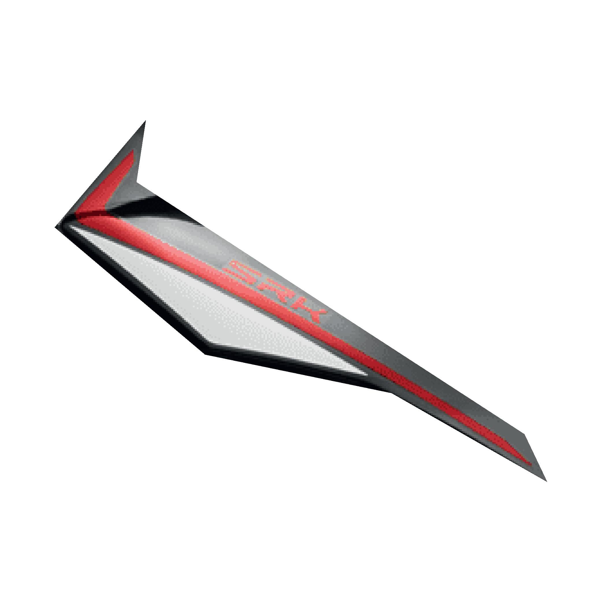 RKSRKS (QJ MOTOR) SİYAH SRK 125R SAĞ ÖN KAFA ORJİNAL TASARIM STICKER ETİKET MODELİ