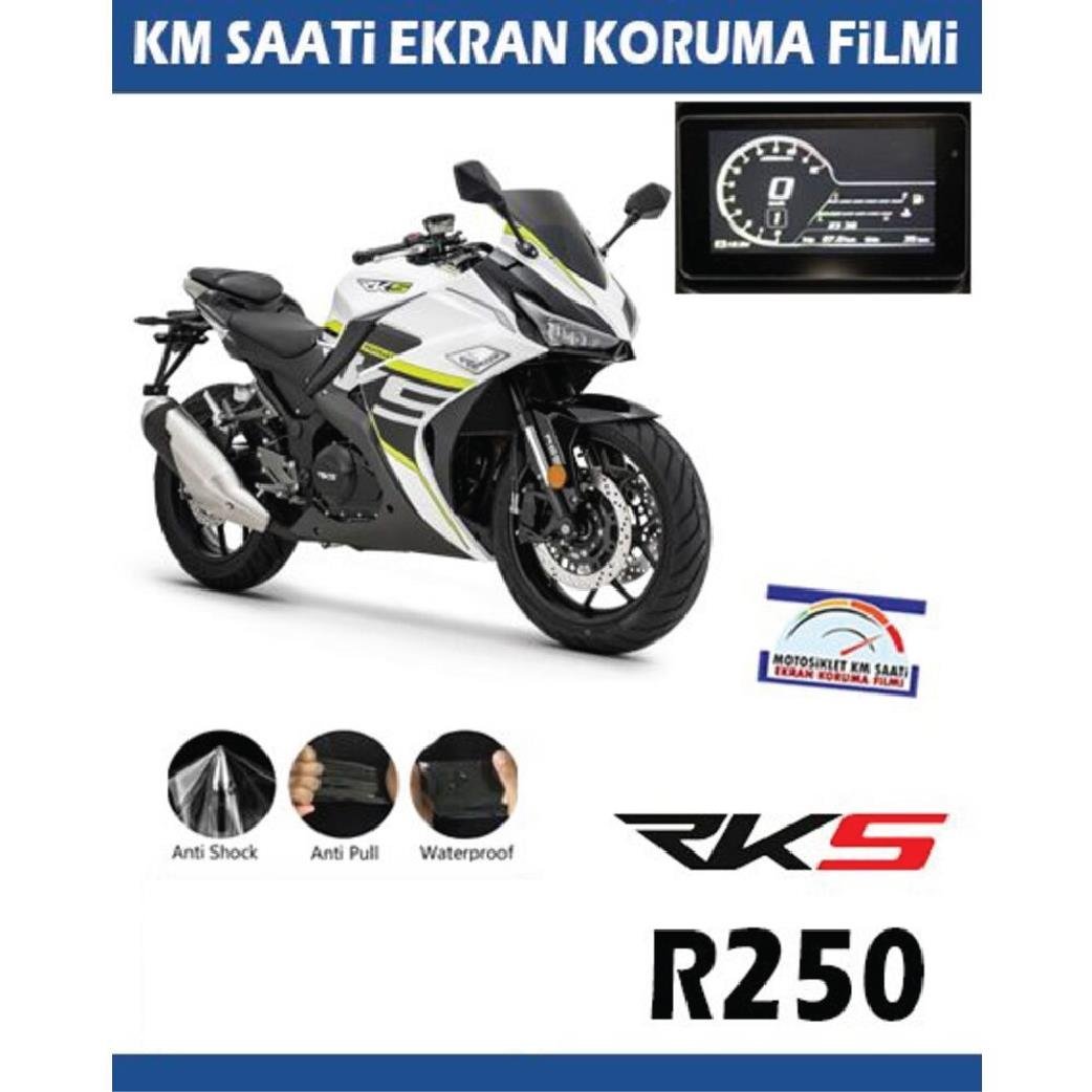 Ekran KorumasıRKS R250 Motosiklet Ekran Km Koruyucu