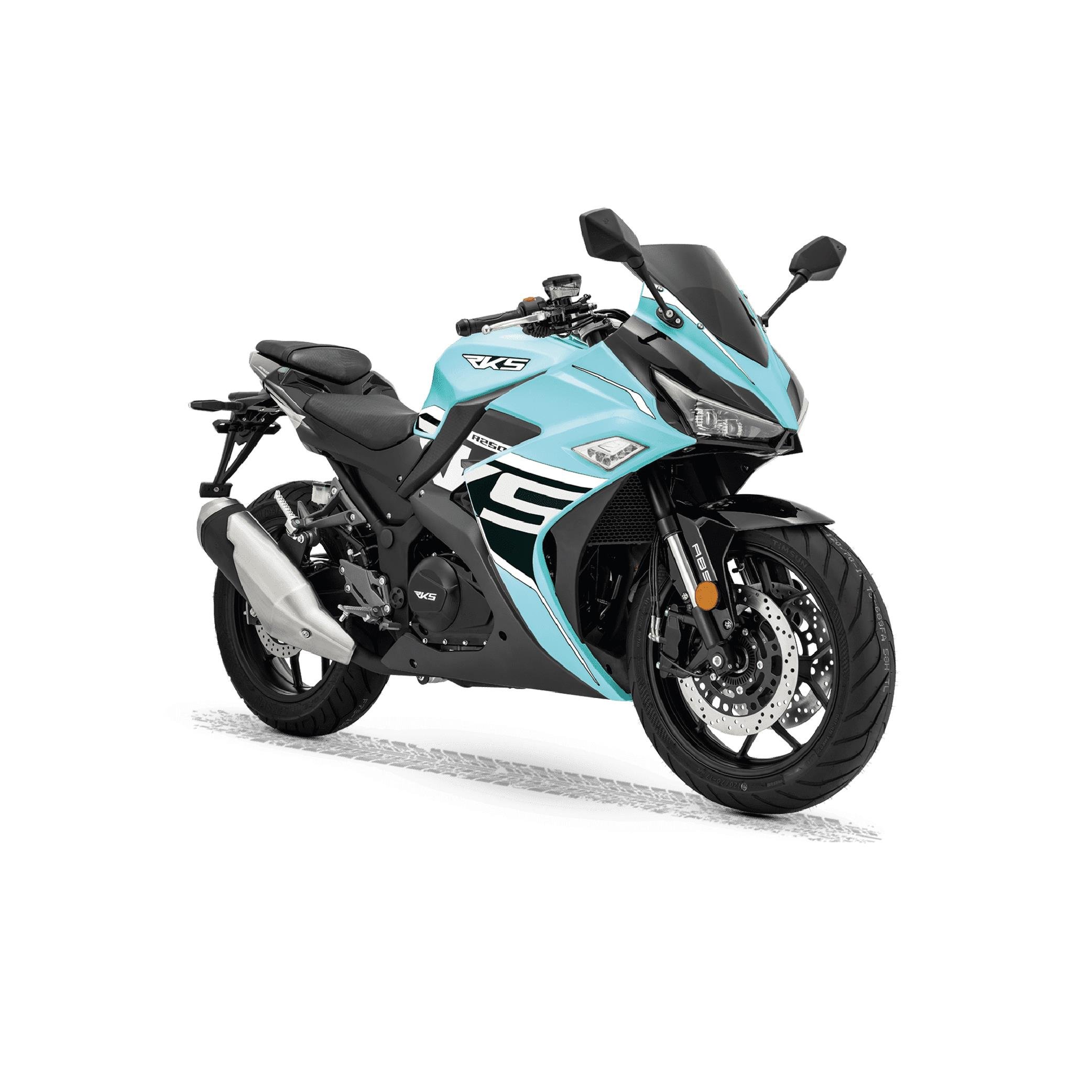 RKSRKS R250 Orjinal Tasarım Sticker Etiket Modeli Sağ ve Sol Grenaj Sticker Turkuaz Model