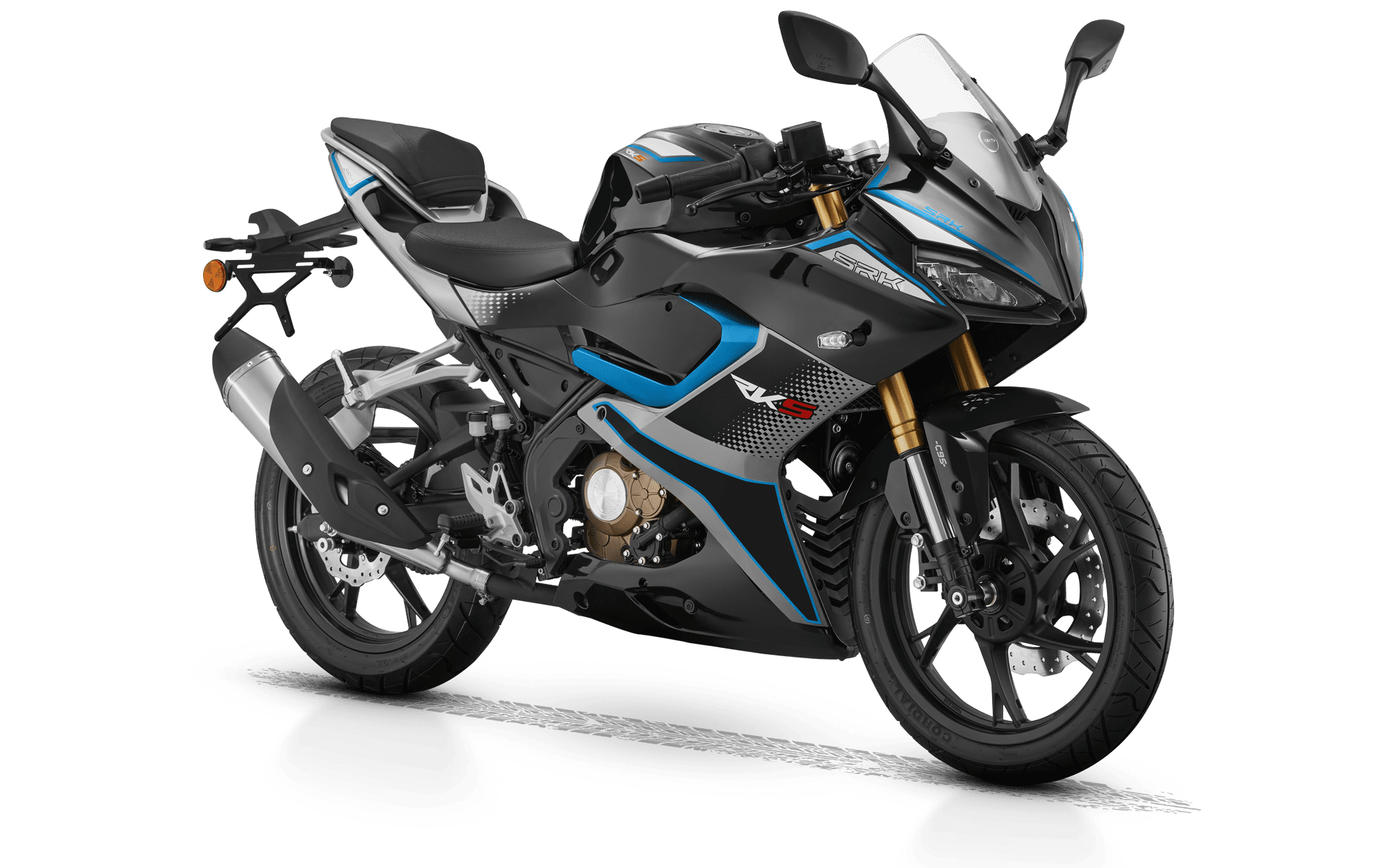 RKSRKS SRK125 R Orijinal Sticker Tasarım Etiket Modeli Mavi