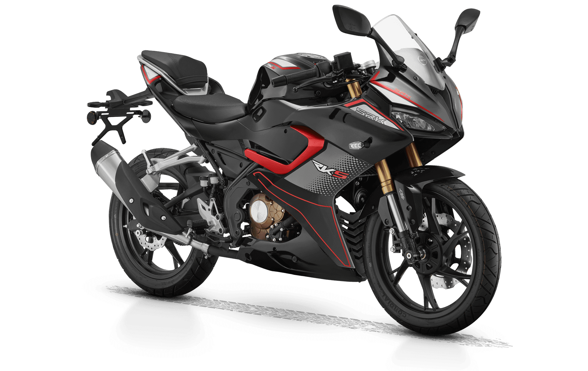 RKSRKS SRK125 R Orijinal Sticker Tasarım Etiket Modeli Siyah