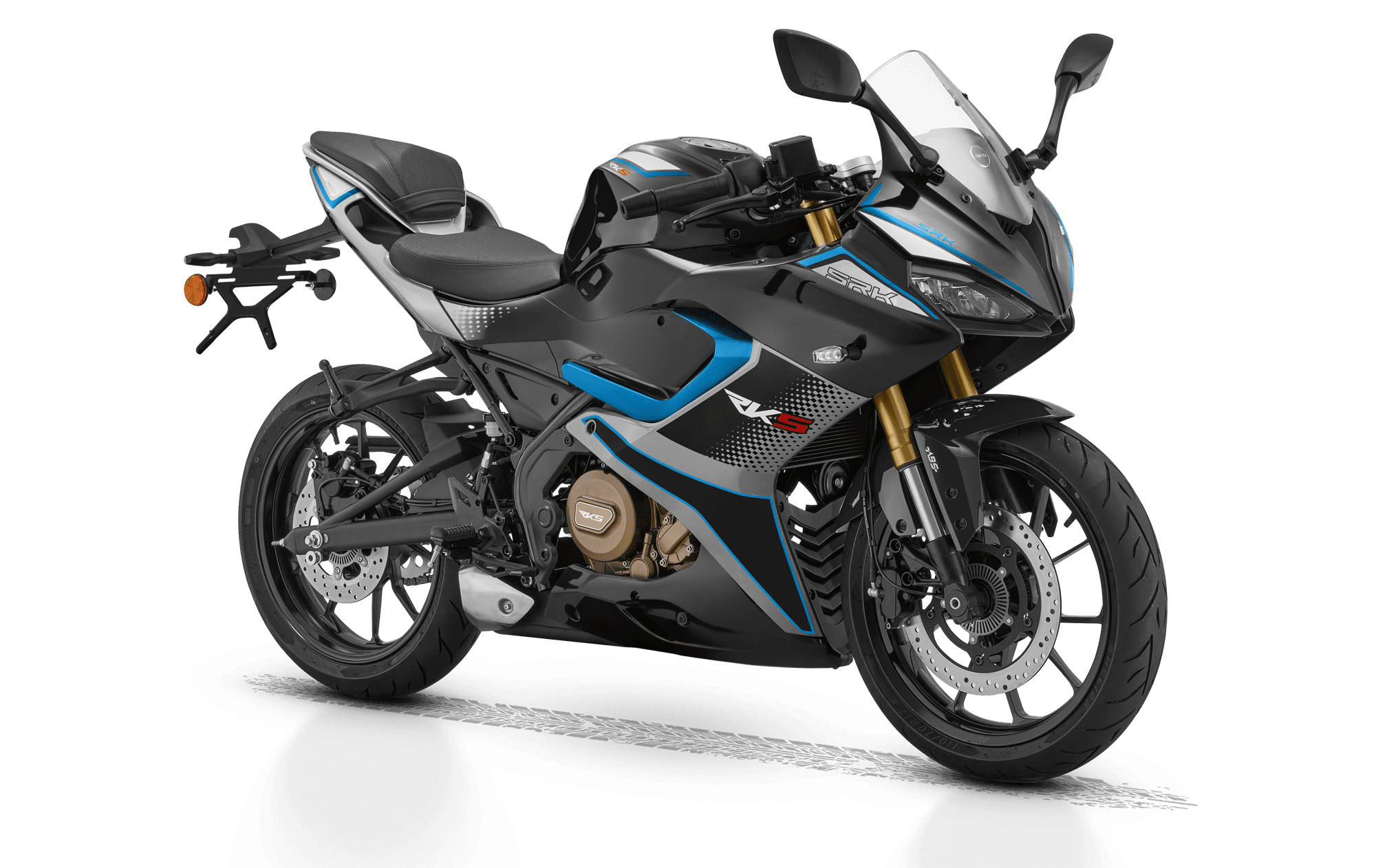 RKSRKS SRK250R Siyah Motor Mavi Gri Orjinal Sticker Modeli