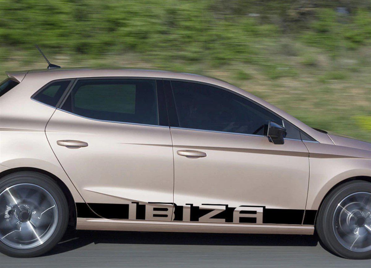 Seat Ibıza Sticker Etiket Modeli