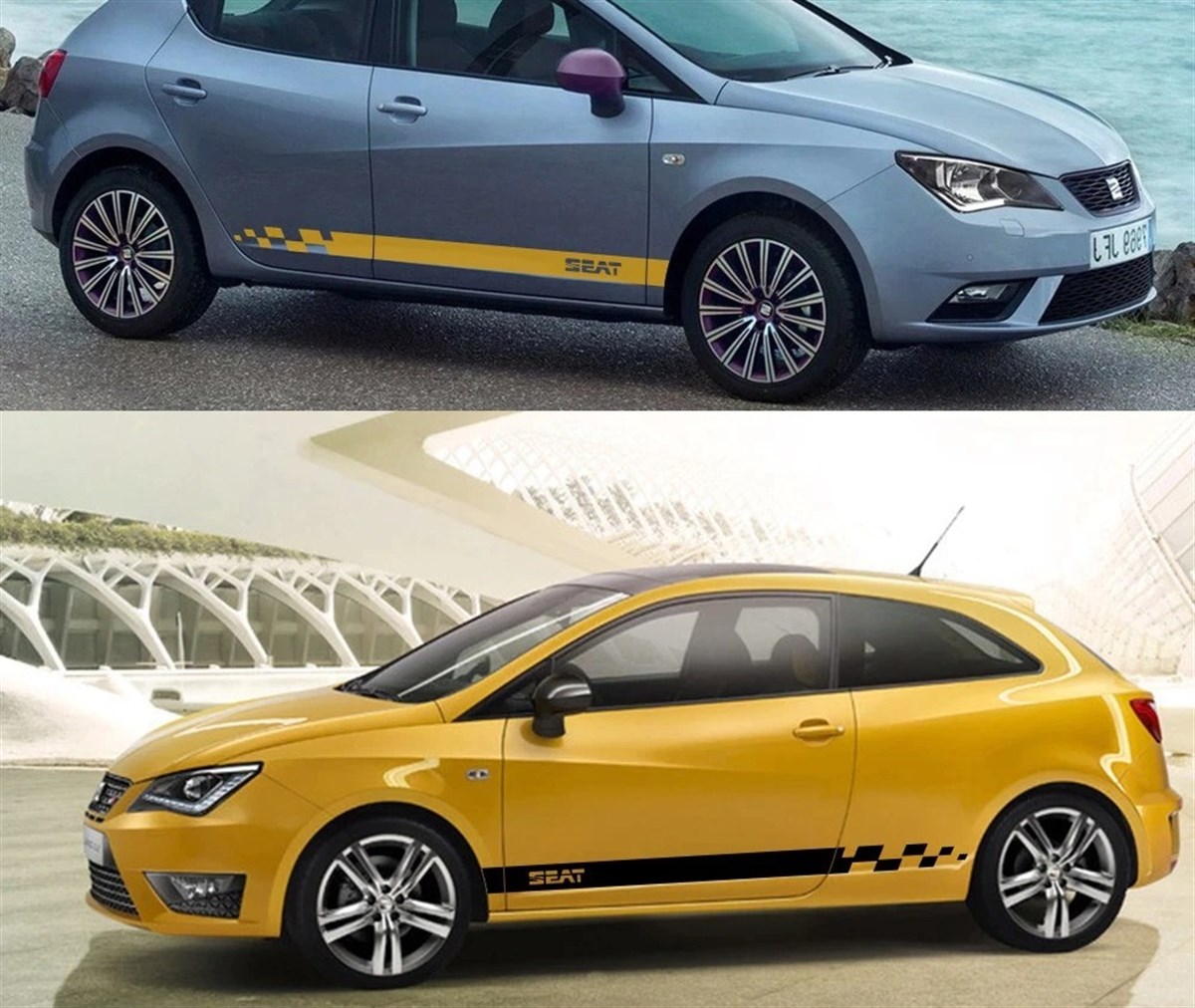 Seat Yazılı Sticker Etiket Modeli