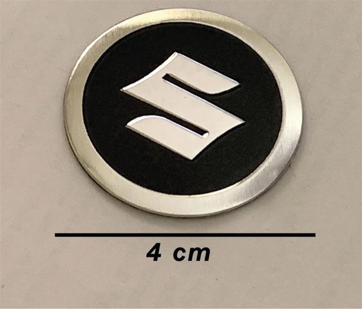 Suzuki Amblem Logo Metal Damla Sticker 4 cm