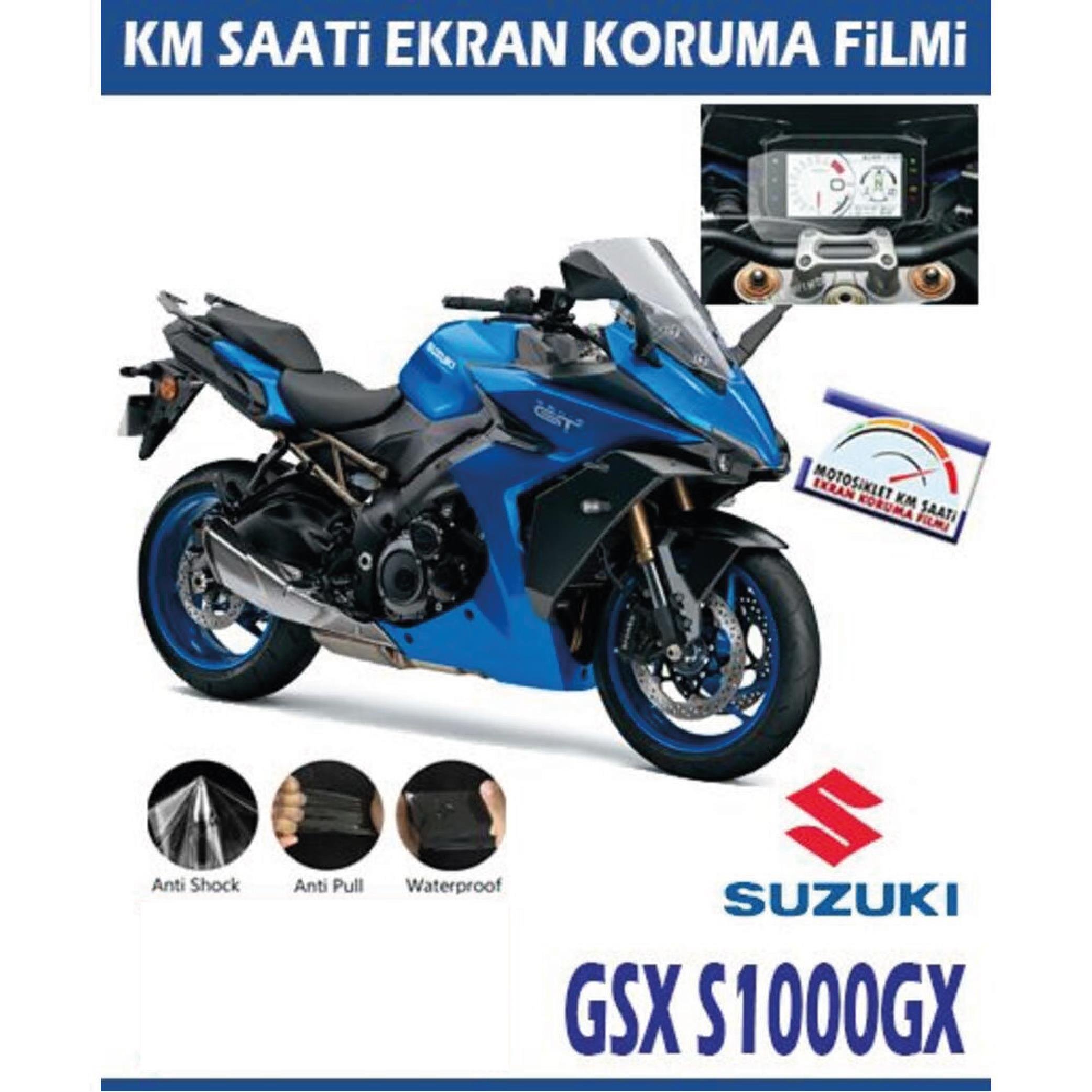 Ekran KorumasıSuzuki GSX S1000 GX Motosiklet Ekran Km Koruyucu