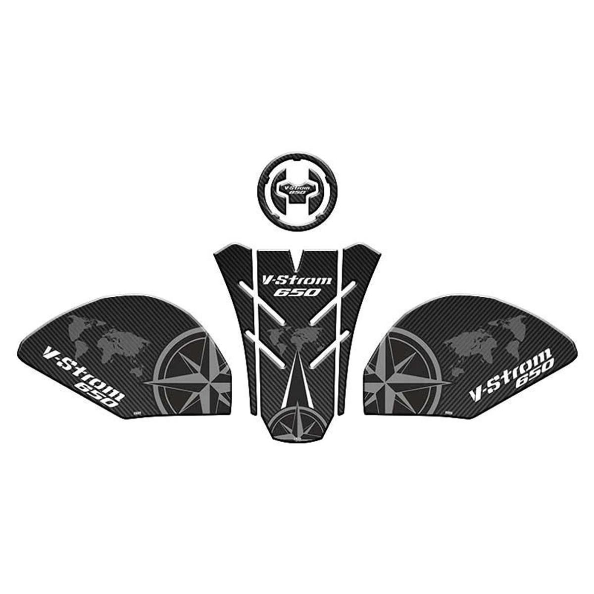 Suzuki V Strom DL650 Compass Tank Pad Damla Sticker Modeli