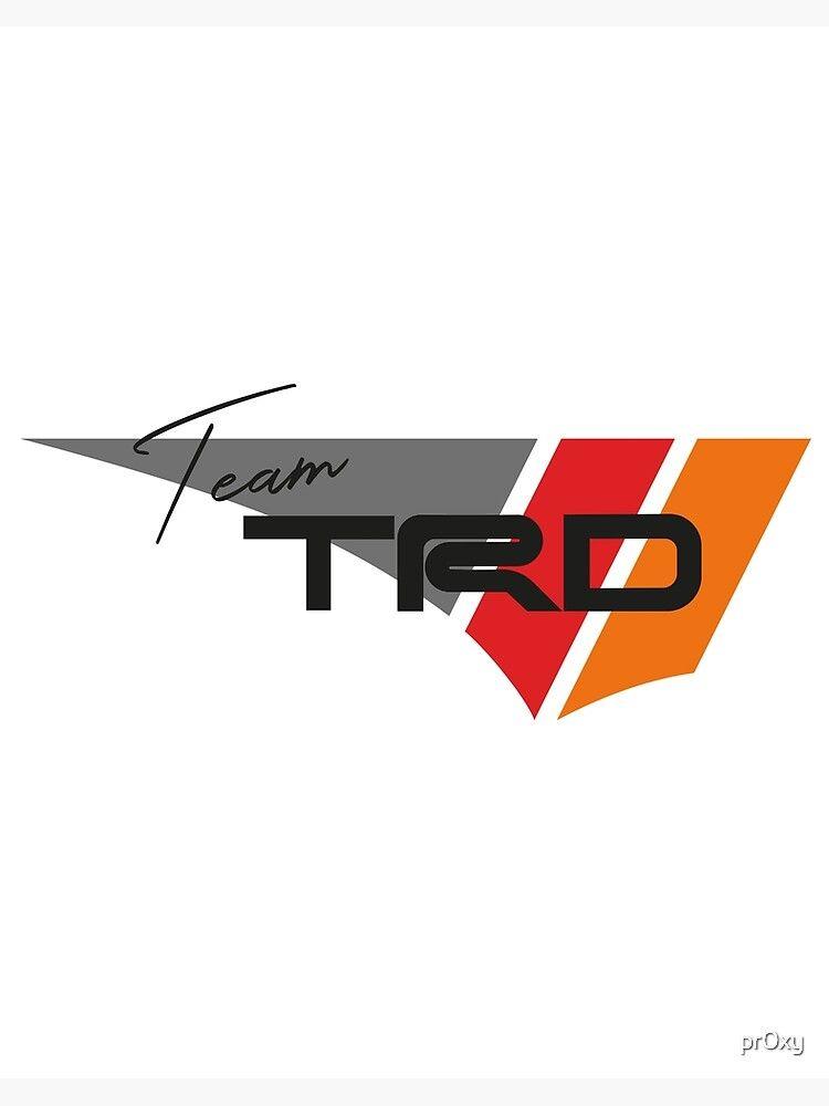 Damla LogolarTeam TRD Logo Tasarım Sticker Etiket