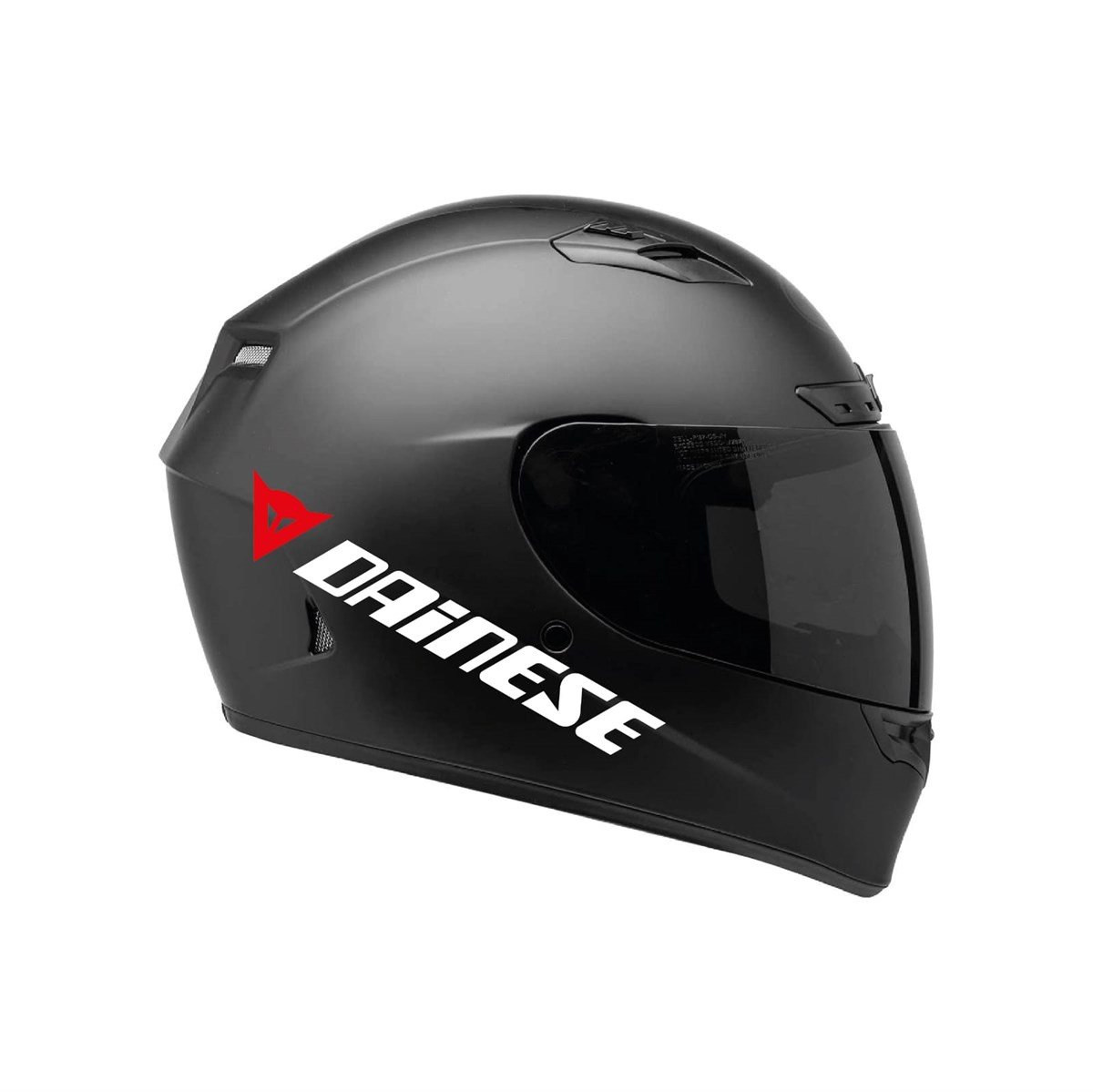 Tek Renk Dainese(Dainese Helmet Stickers) Kask Sticker Etiket Modeli