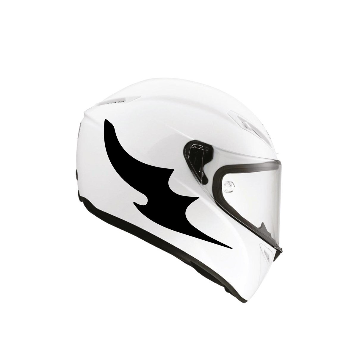 Tek Renk Kırmızı Kamuflaj ( Kamuflage Helmet Stickers ) Kask Sticker Etiket Modeli 2