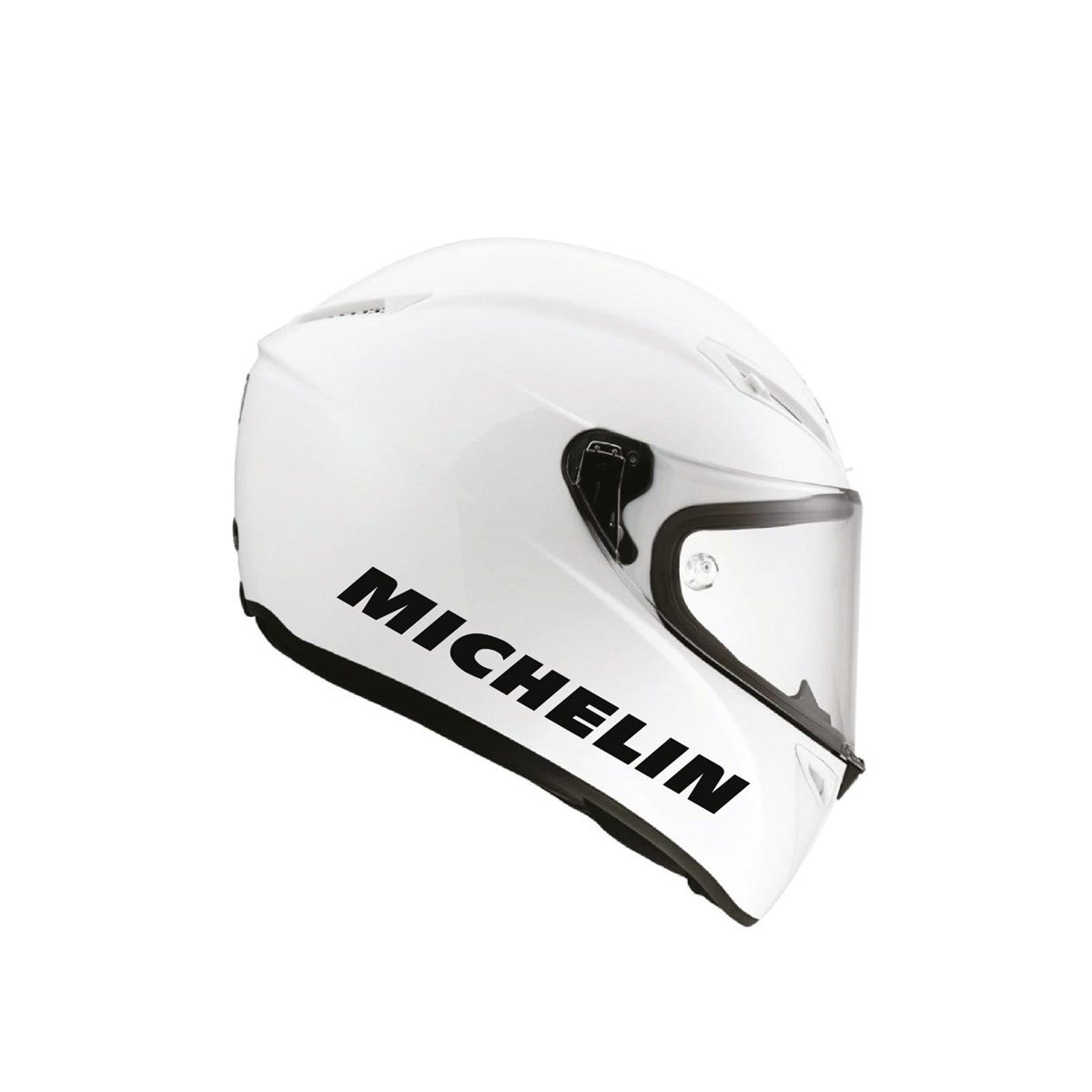 Tek Renk Michelin (Michelin Helmet Stickers) Kask Sticker Etiket Modeli