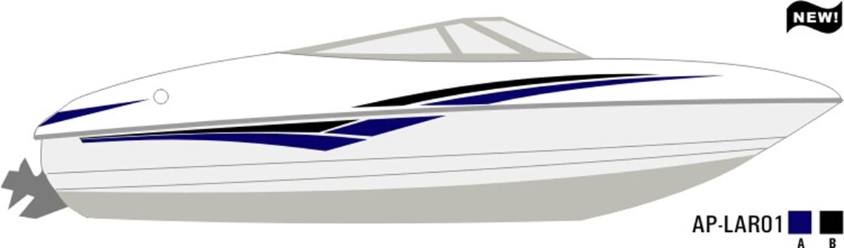 Tekne Lacivert Siyah Sticker Etiket Model 