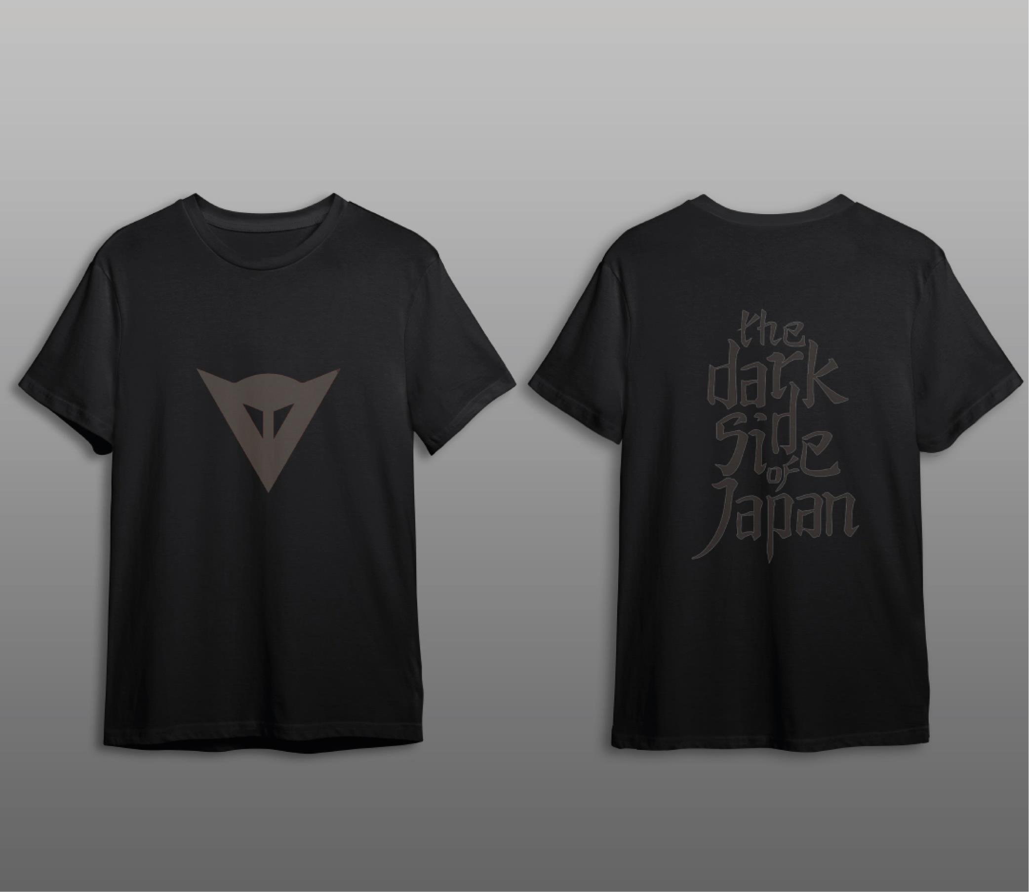 T-ShirtThe Dark Side Of Japan Motorcu T-Shirt Modeli Siyah