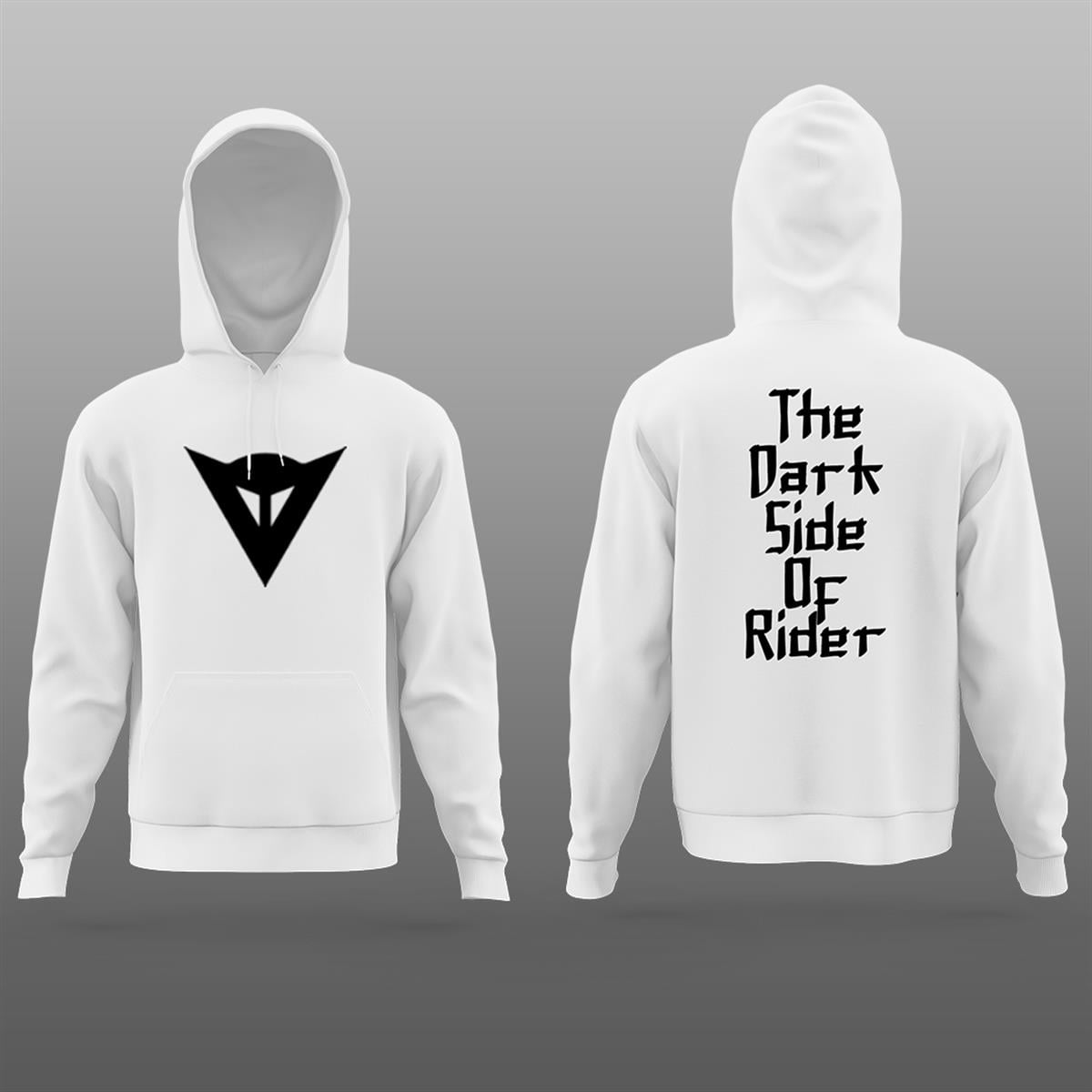 The Dark Side Of Rider Beyaz Sweatshirt Modeli