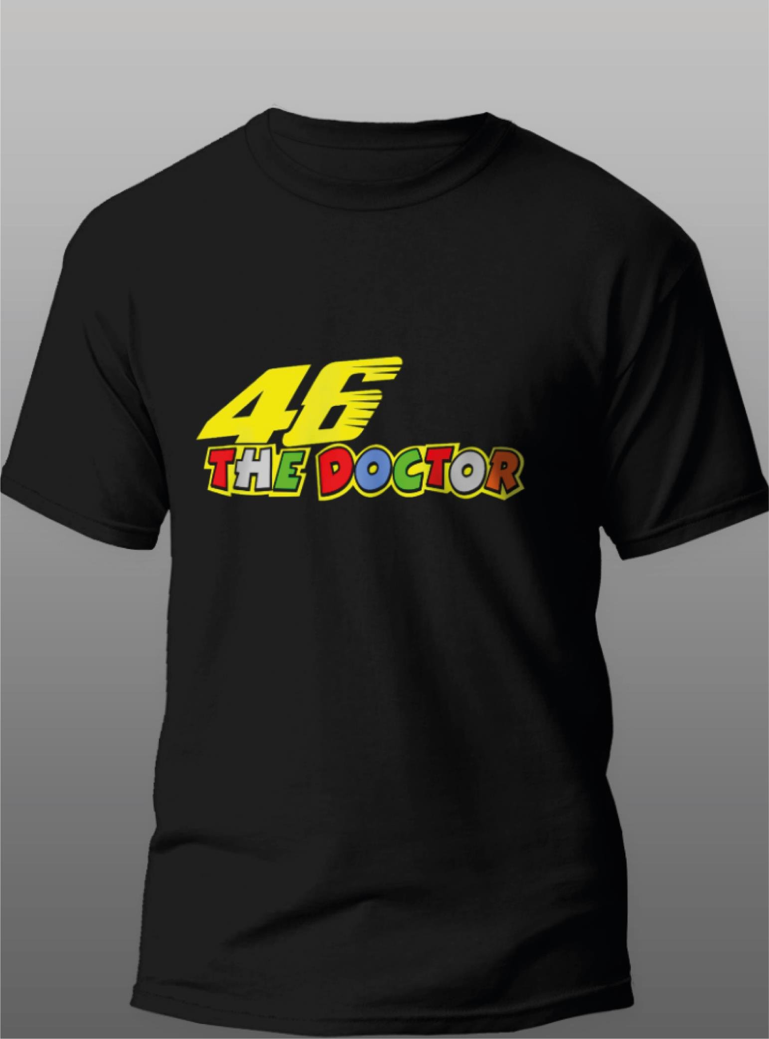 T-ShirtThe Doctor Motorcu T-Shirt Modeli Siyah