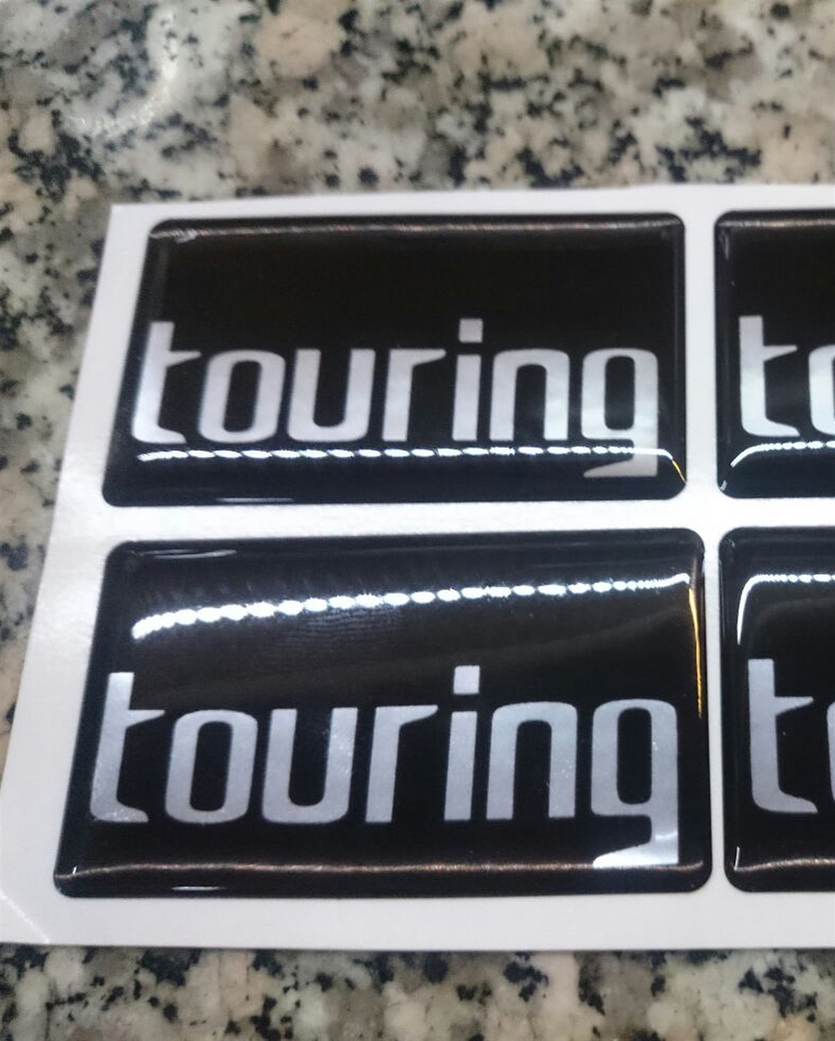 Touring Motosiklet Damla Logo Sticker