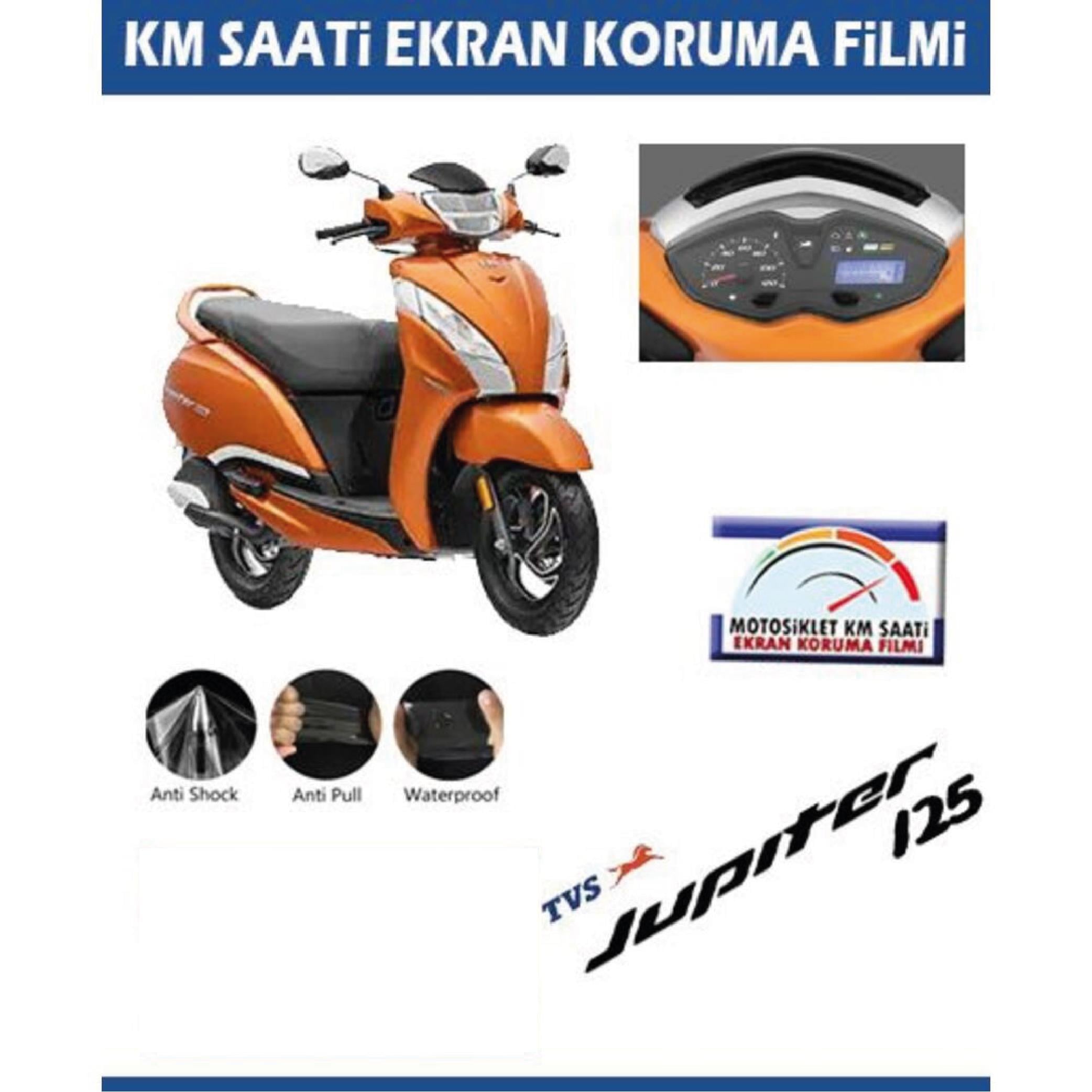 Ekran KorumasıTVS Jüpiter 125 Motosiklet Ekran Km Koruyucu