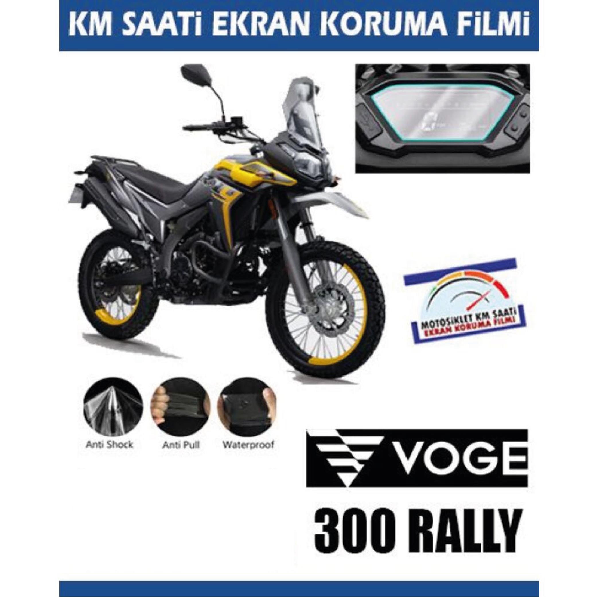 Ekran KorumasıVOGE 300 RALLY Motosiklet Ekran Km Koruyucu