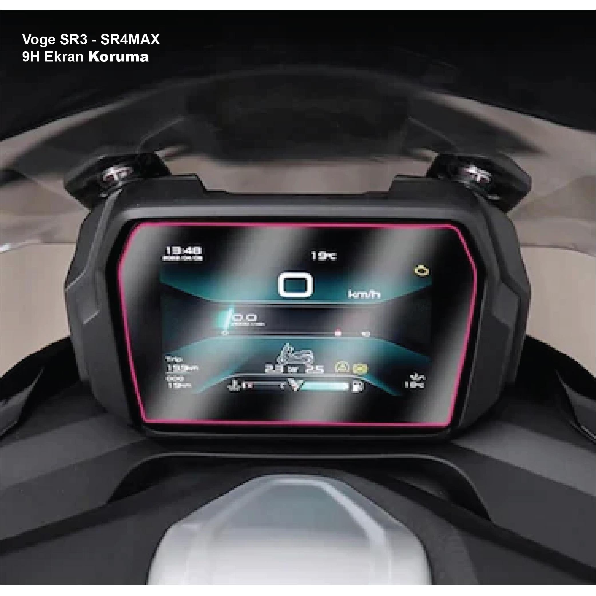 Ekran KorumasıVoge SR3 / SR4 MAX Motosiklet Ekran 9H Nano Koruyucu